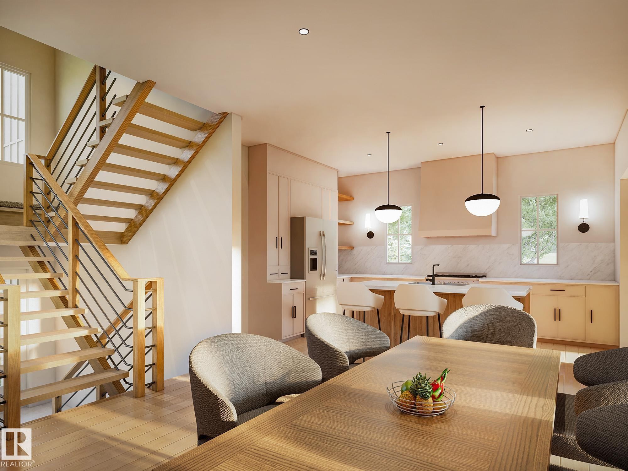 Photos are artist renderings and may not reflect the final finishes or layout. - 6303 109B Avenue, Edmonton, AB - Indoor