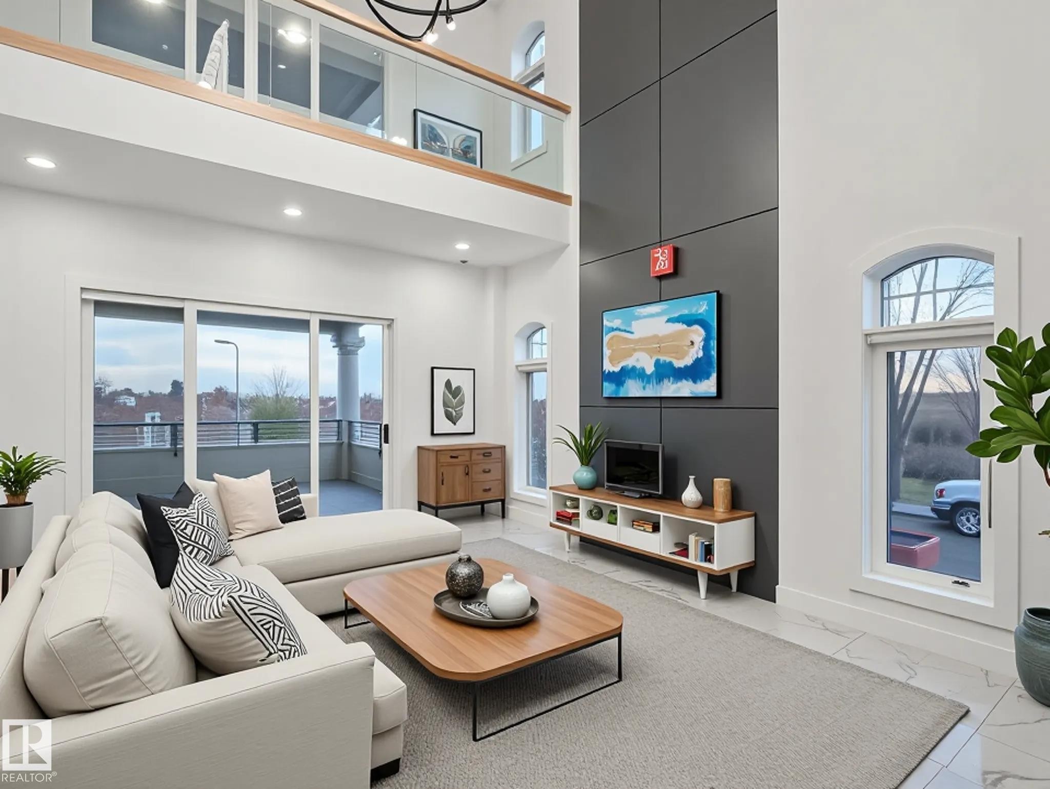 1305 Adamson Drive, Edmonton, AB - Indoor Photo Showing Living Room
