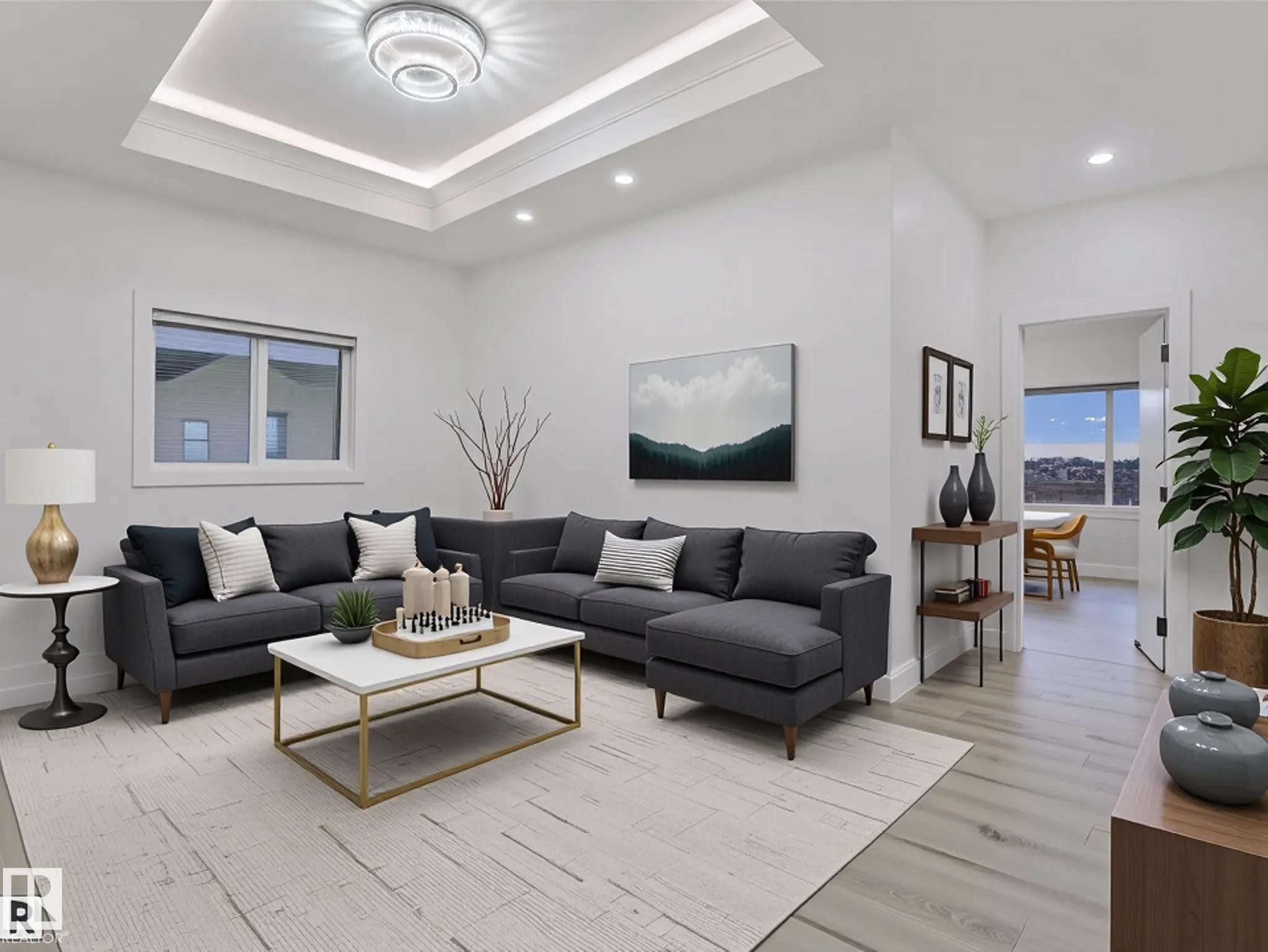 1305 Adamson Drive, Edmonton, AB - Indoor Photo Showing Living Room