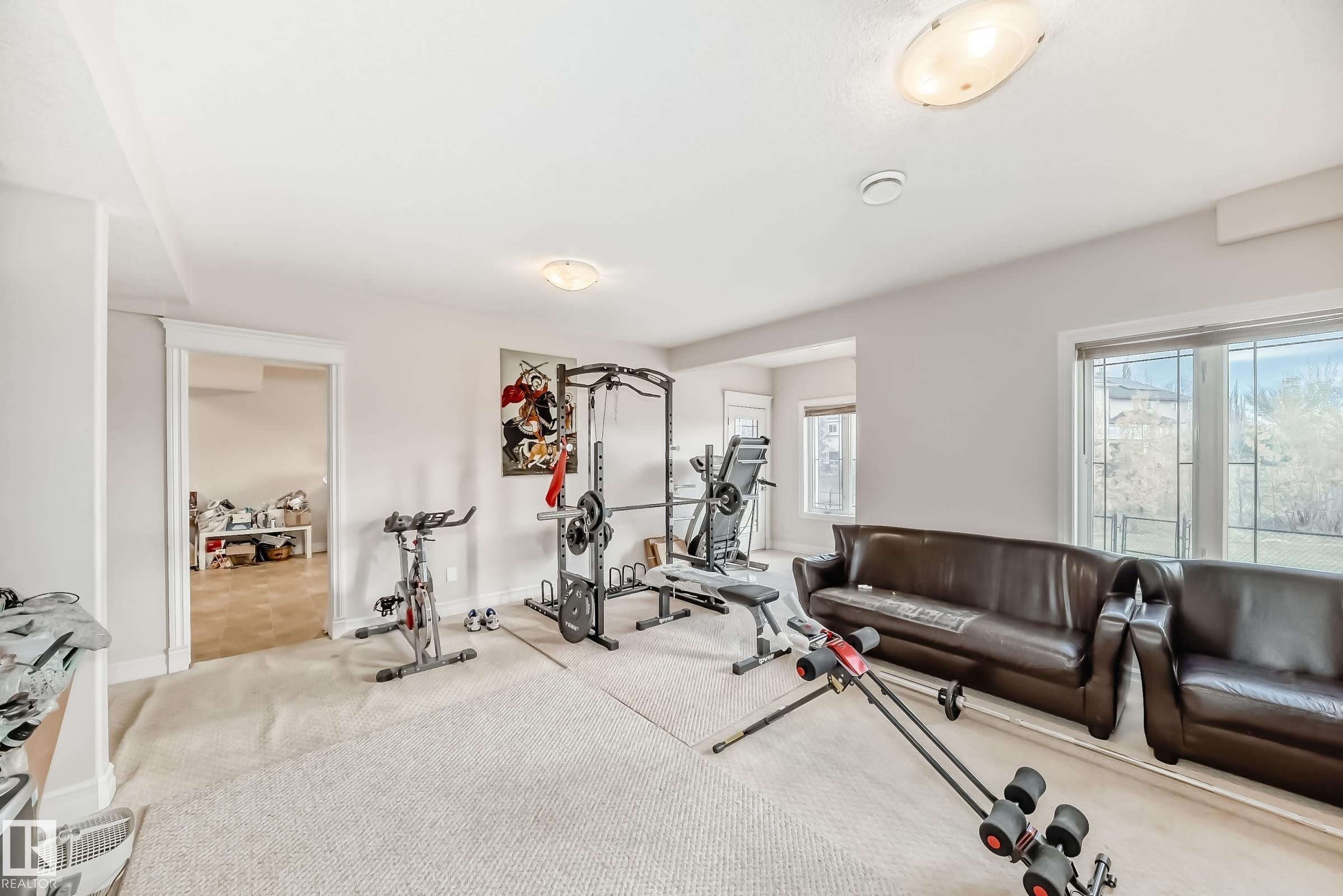 1525 Haswell Close, Edmonton, AB - Indoor Photo Showing Gym Room