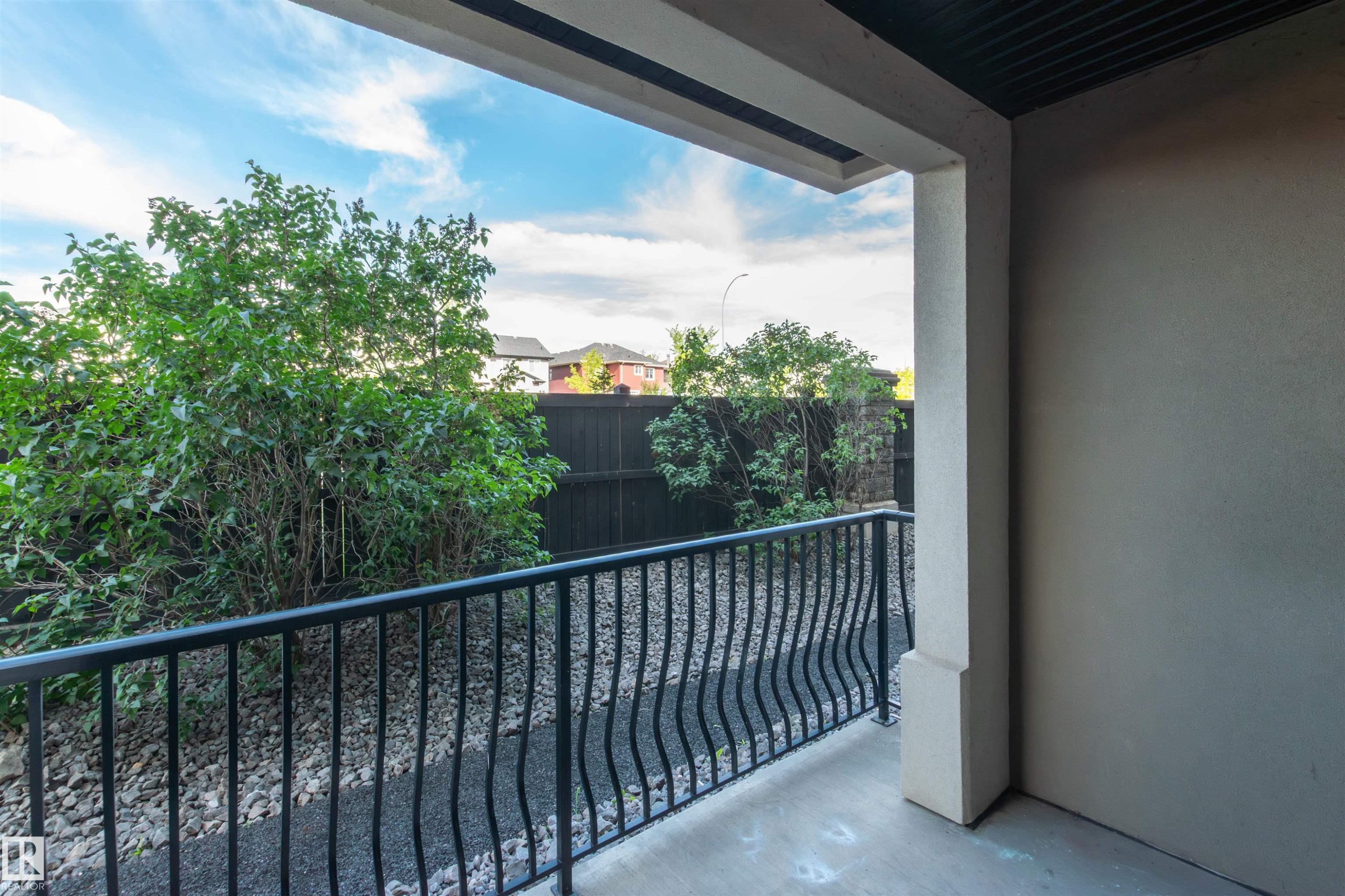 View of balcony - 140 6079 Maynard Way, Edmonton, AB - Outdoor With Exterior