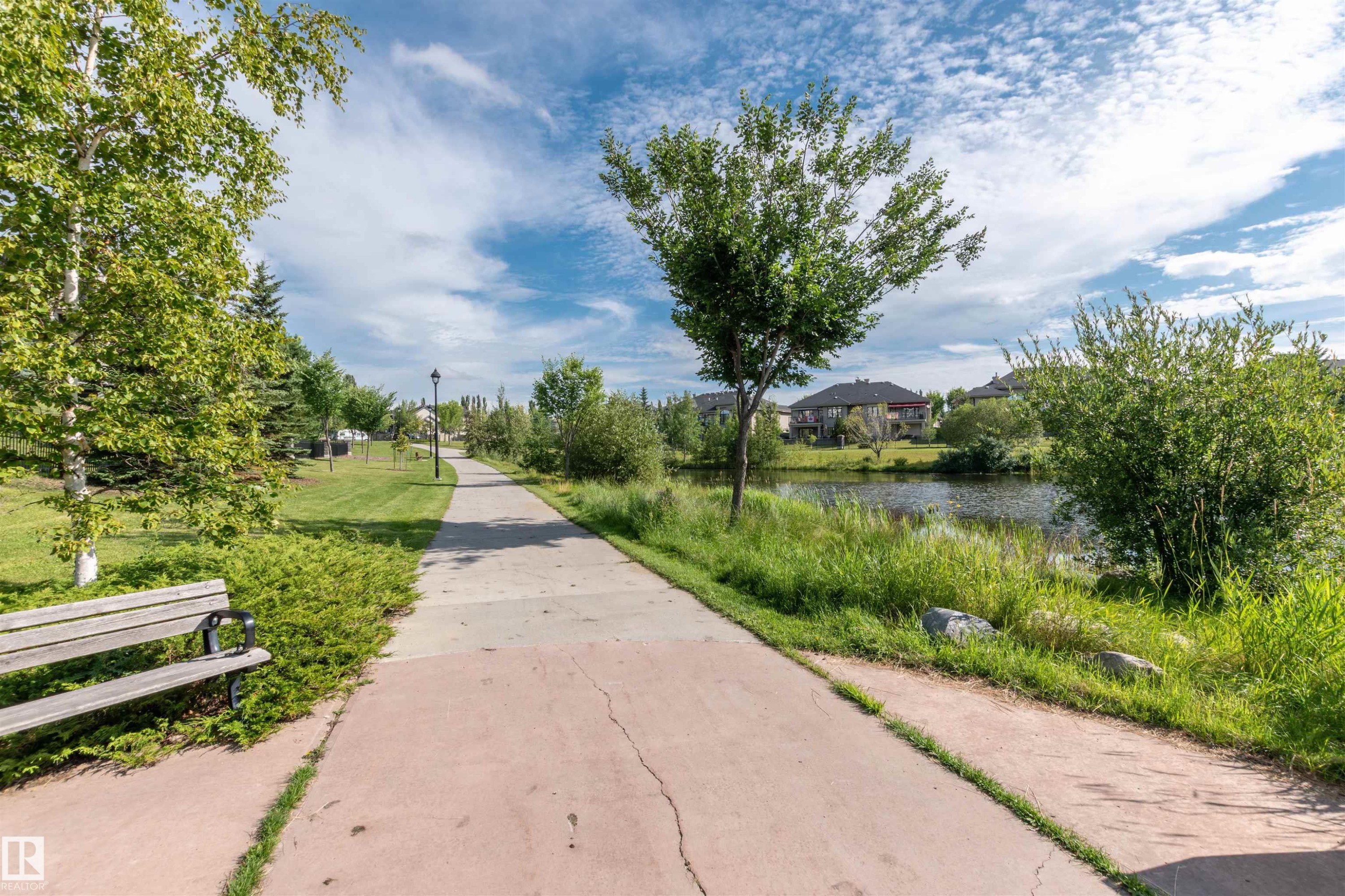 View of community featuring a water view - 140 6079 Maynard Way, Edmonton, AB - Outdoor With View