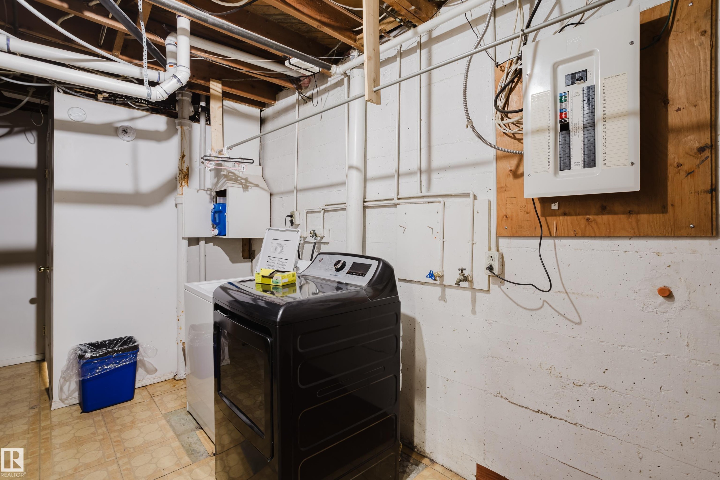 14632 95 Avenue, Edmonton, AB - Indoor Photo Showing Basement