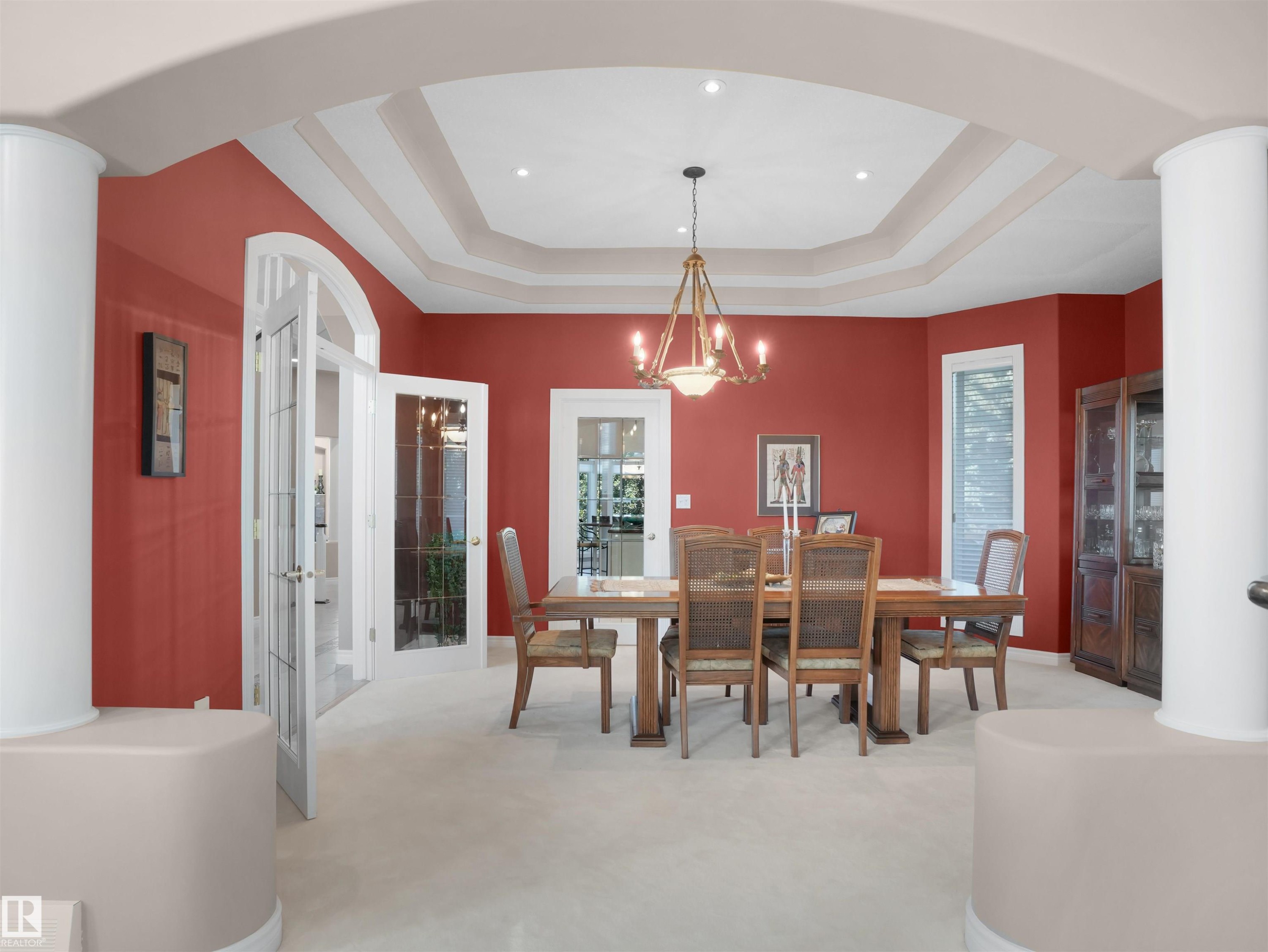255 Wilson Lane, Edmonton, AB - Indoor Photo Showing Dining Room