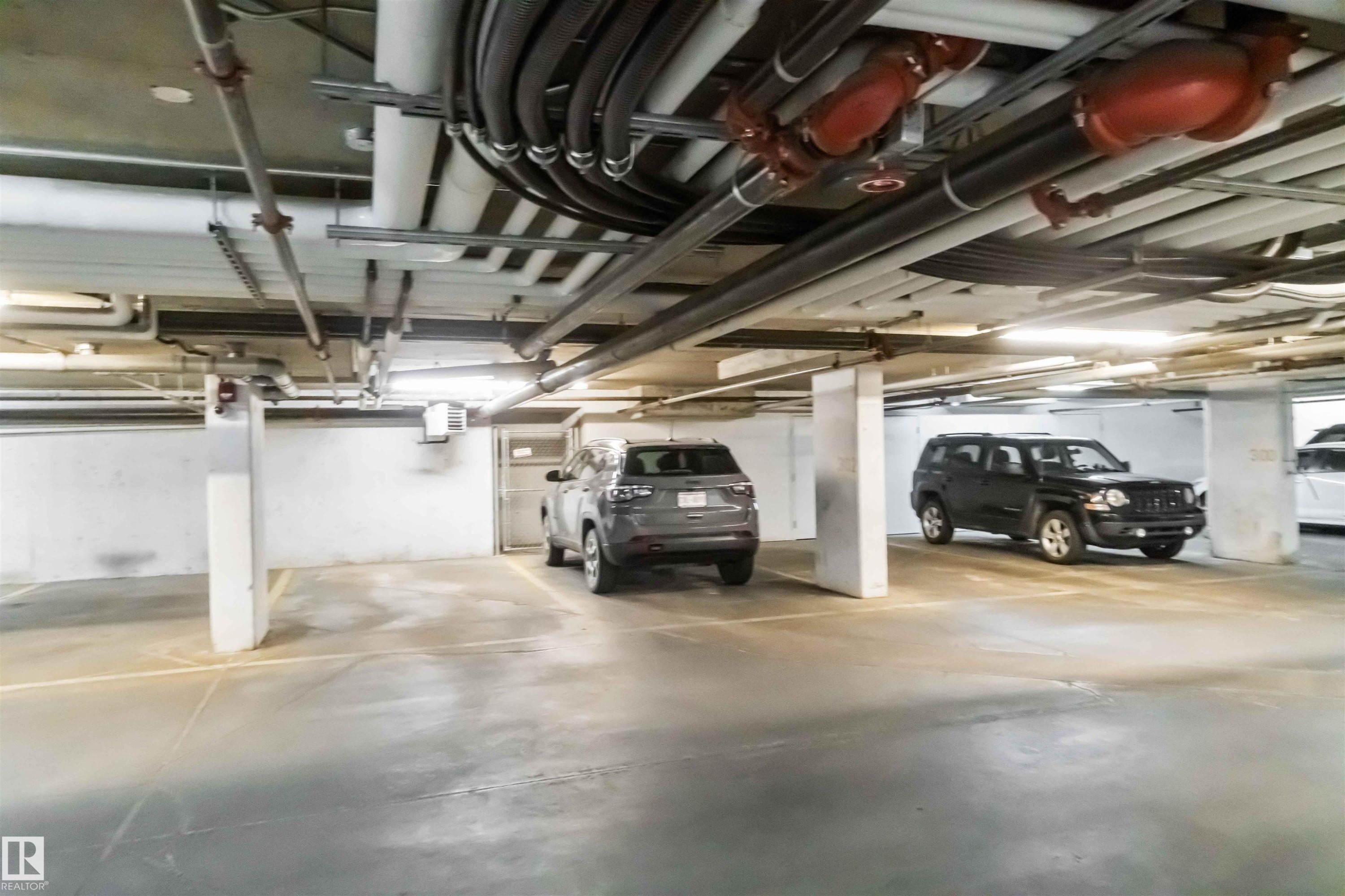 210 530 Watt Boulevard, Edmonton, AB - Indoor Photo Showing Garage