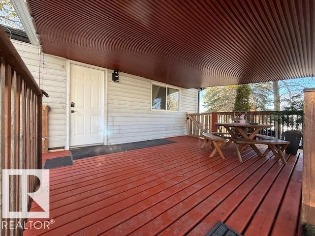 25 Ridgeway Drive, Edmonton, AB - Outdoor With Deck Patio Veranda With Exterior