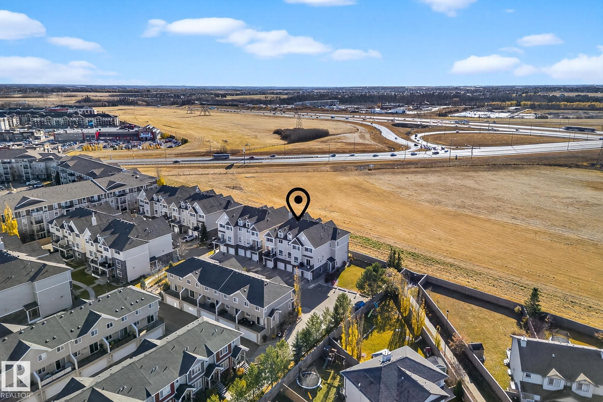 Aerial view of residential area - 117 7293 South Terwillegar Drive, Edmonton, AB - Outdoor With View