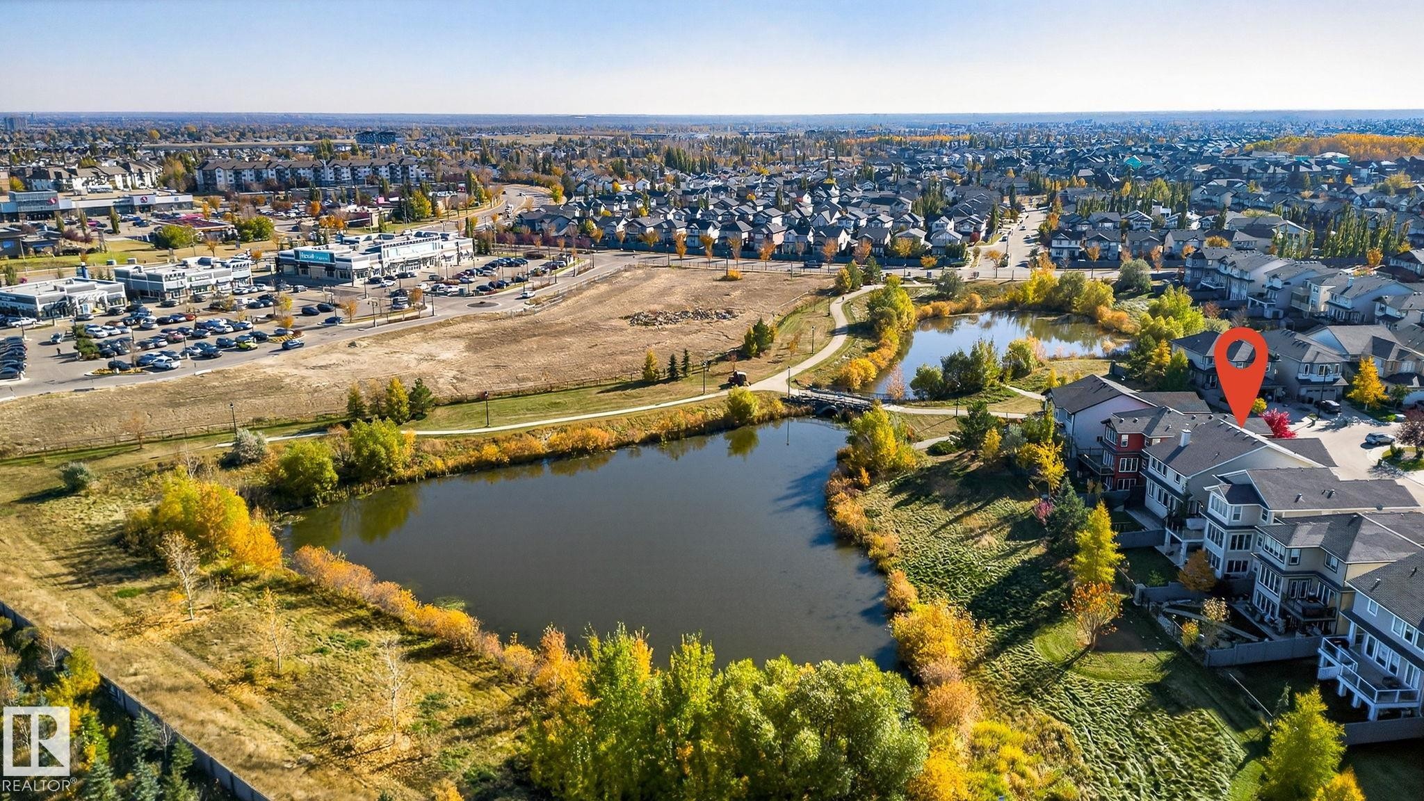 3841 Gallinger Loop, Edmonton, AB - Outdoor With Body Of Water With View