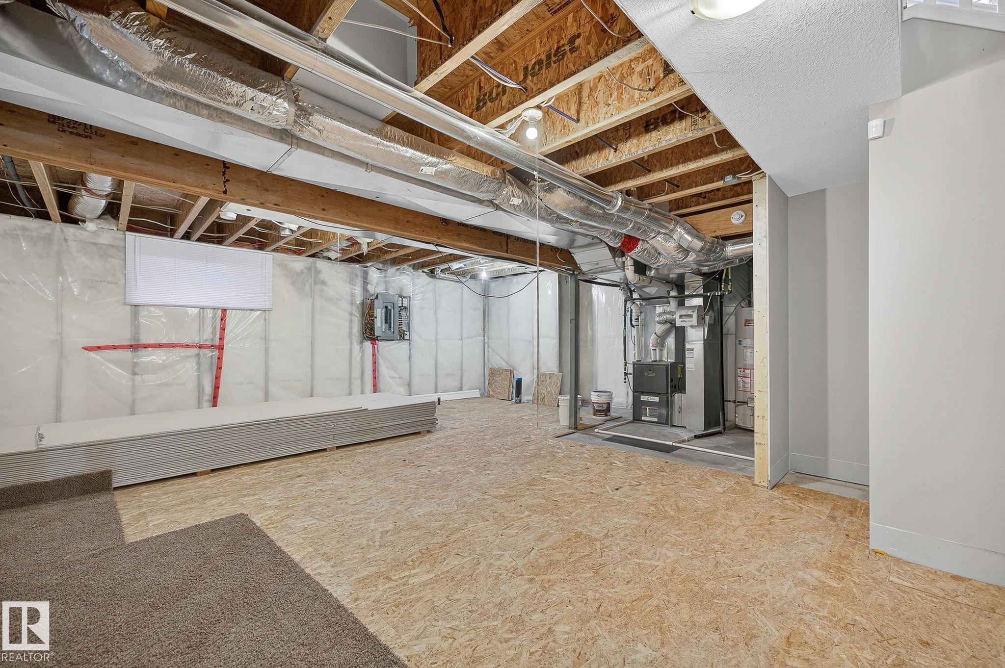 3841 Gallinger Loop, Edmonton, AB - Indoor Photo Showing Basement