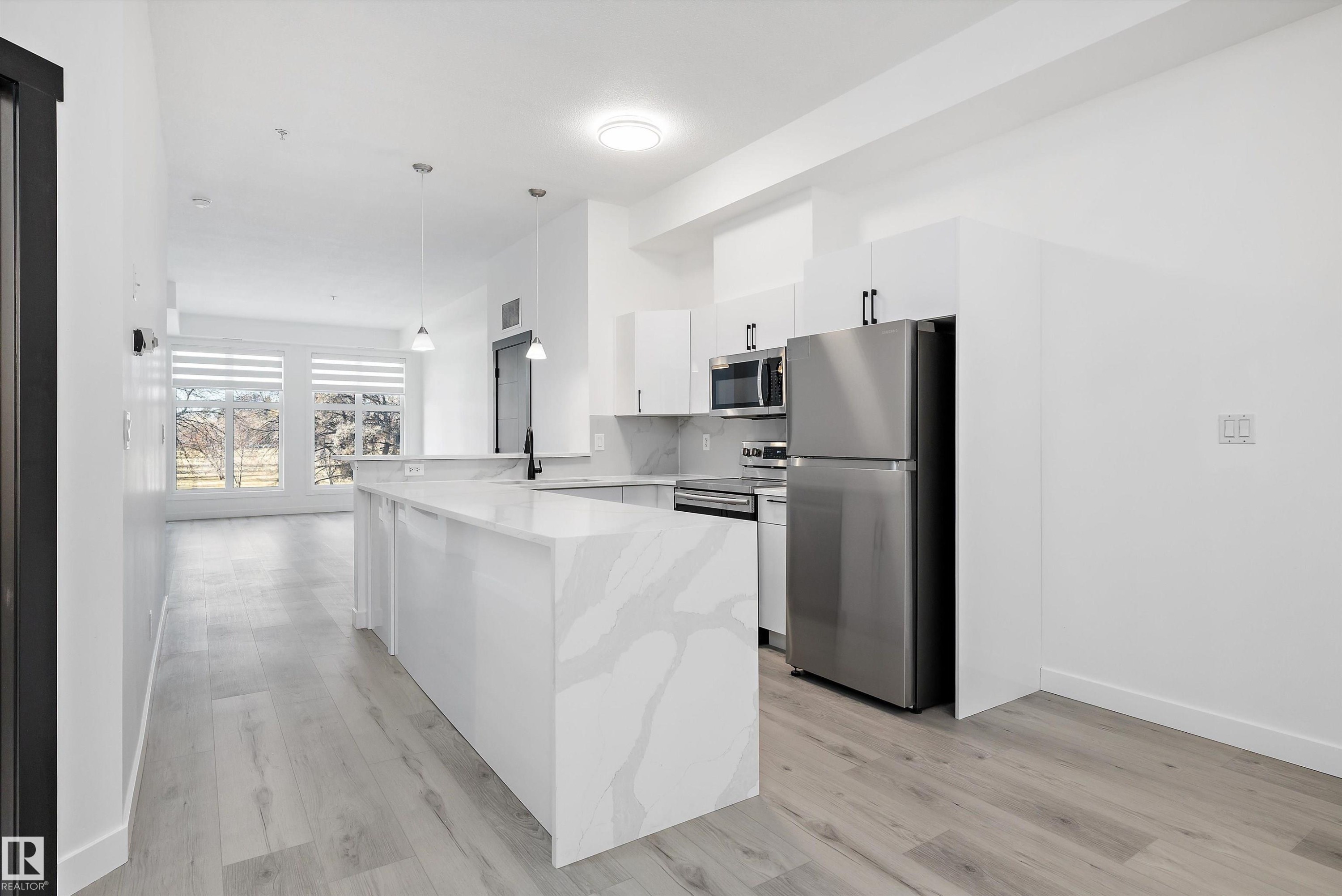 200 10531 117 Street, Edmonton, AB - Indoor Photo Showing Kitchen With Upgraded Kitchen