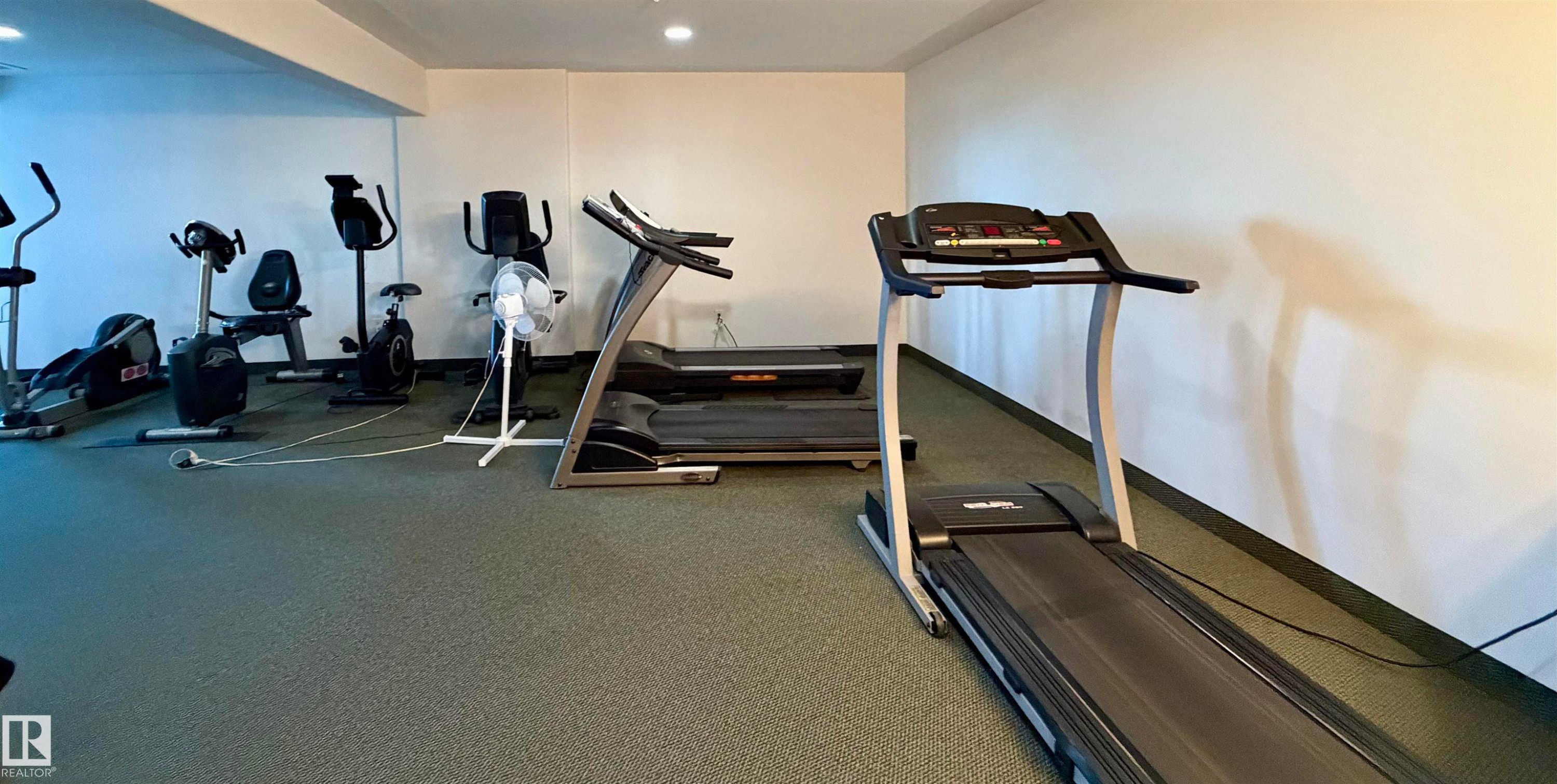 118 7801 Golf Course Road, Stony Plain, AB - Indoor Photo Showing Gym Room