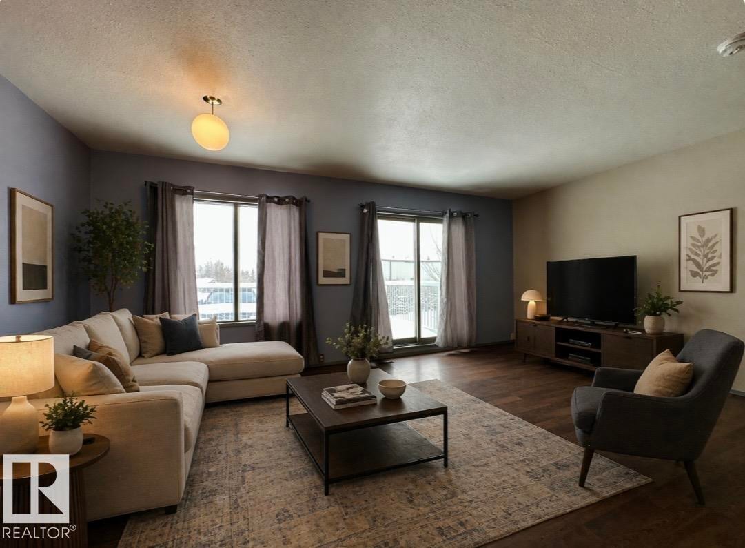 AI photo - 4903 52 Avenue, La Corey, AB - Indoor Photo Showing Living Room