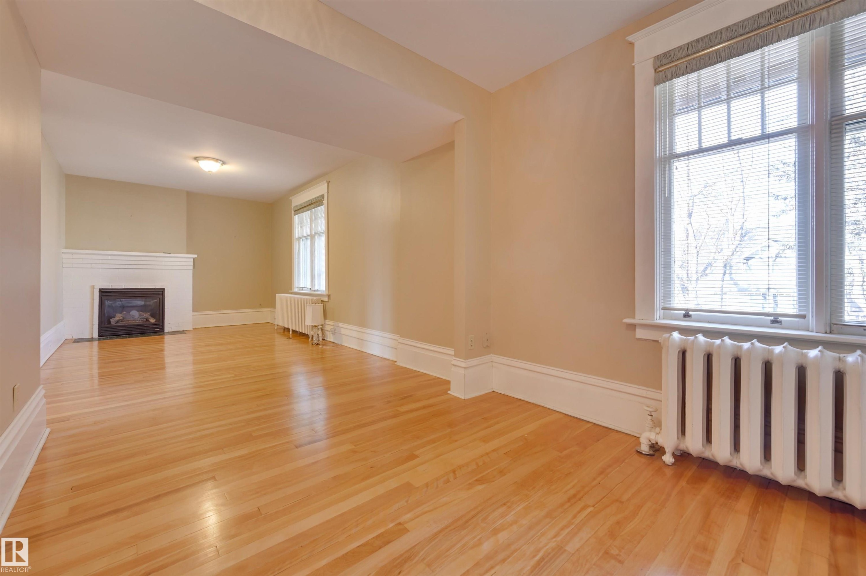 10317 Villa Avenue, Edmonton, AB - Indoor With Fireplace