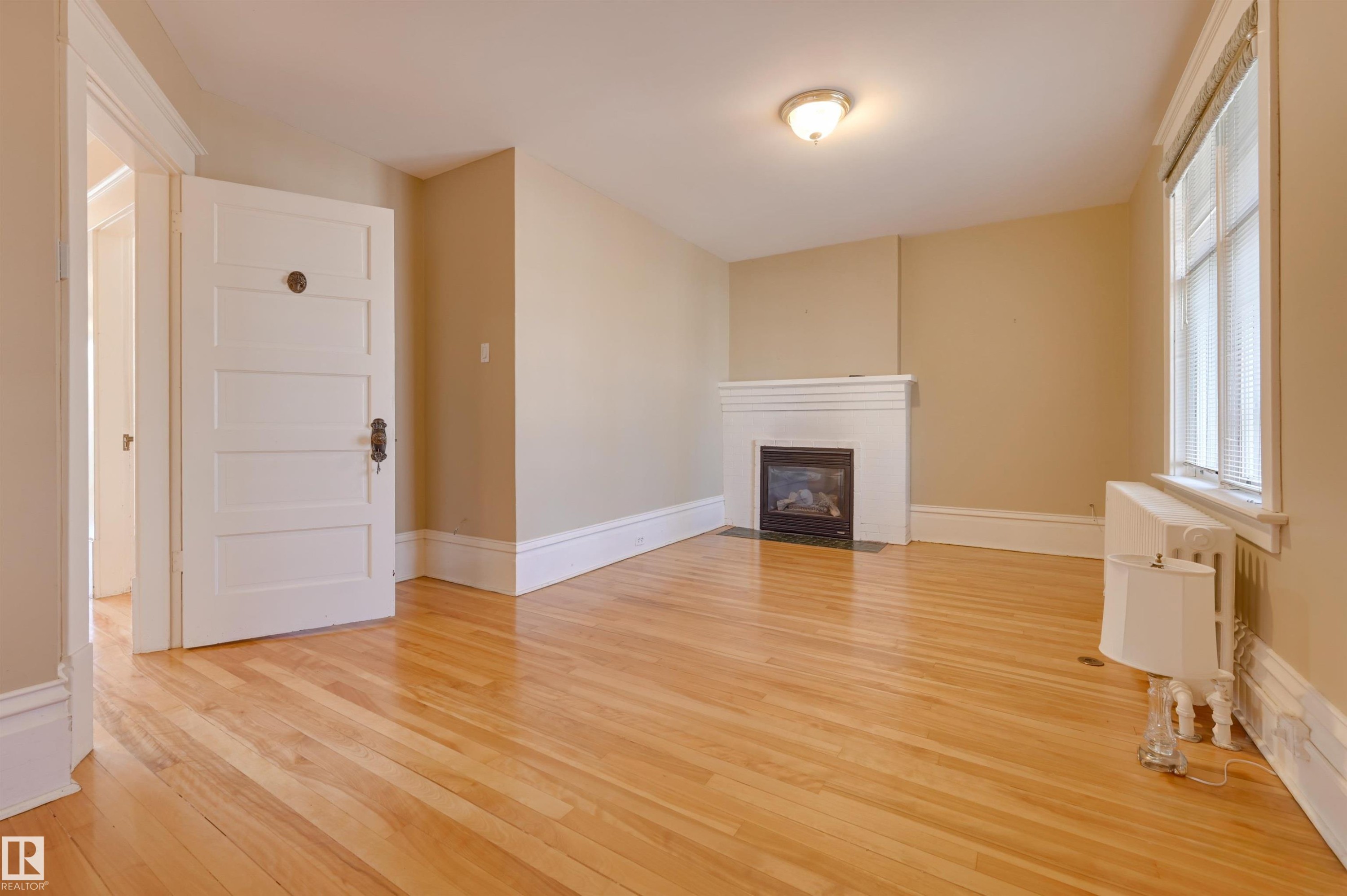 10317 Villa Avenue, Edmonton, AB - Indoor With Fireplace