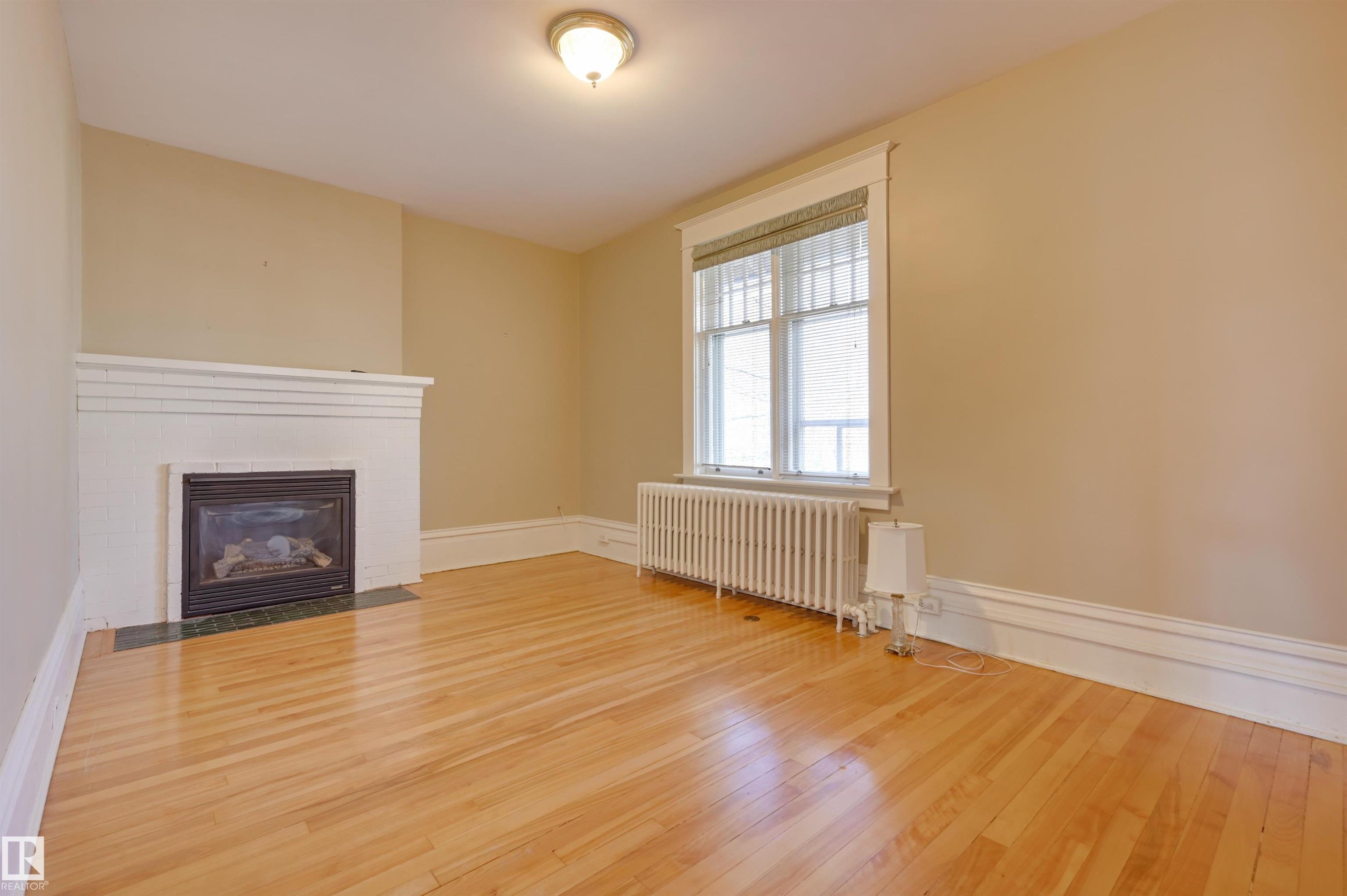 10317 Villa Avenue, Edmonton, AB - Indoor With Fireplace