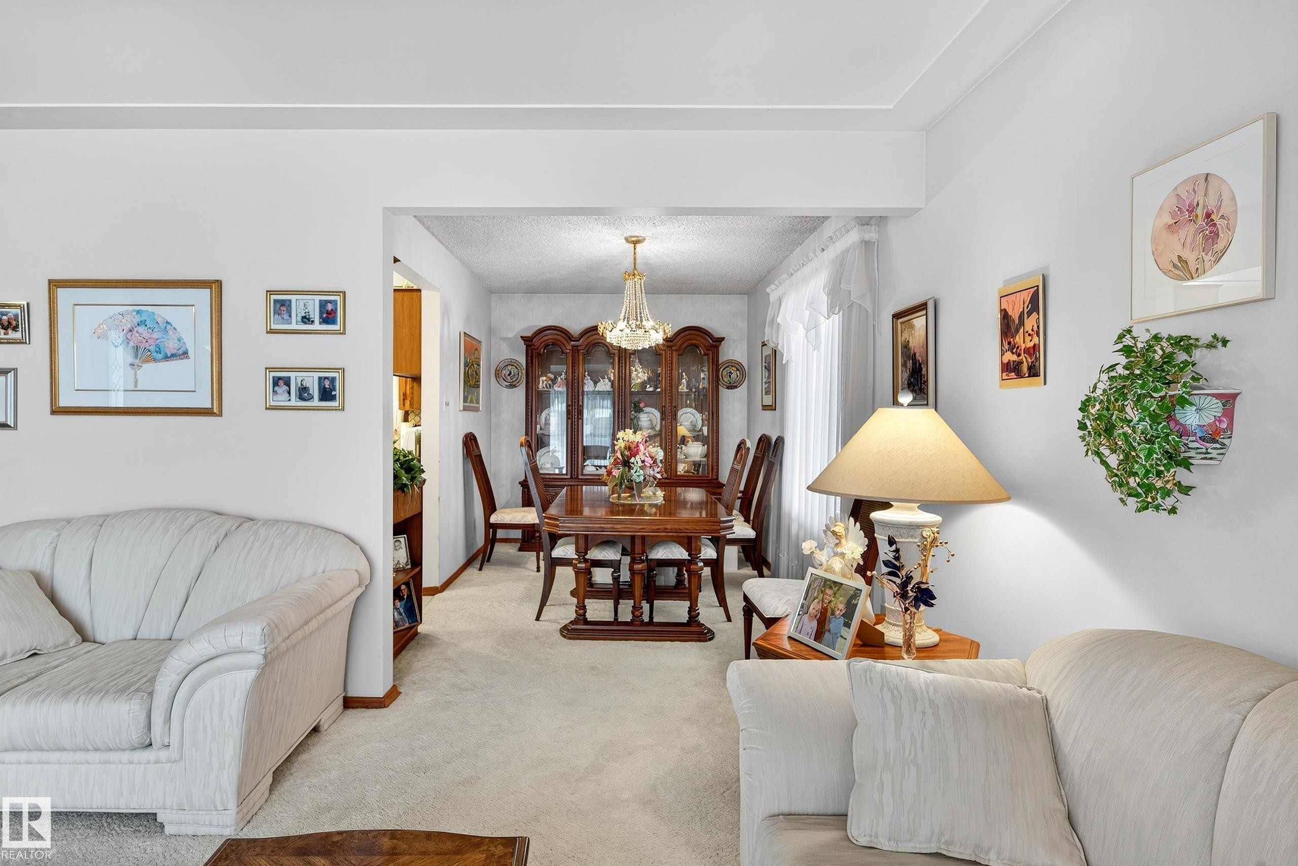 5607 97 Avenue, Edmonton, AB - Indoor Photo Showing Living Room