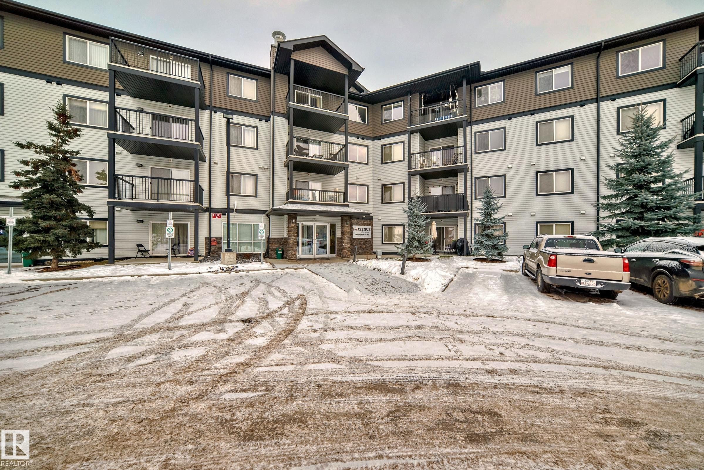 453 1196 Hyndman Road Nw, Edmonton, AB - Outdoor With Balcony