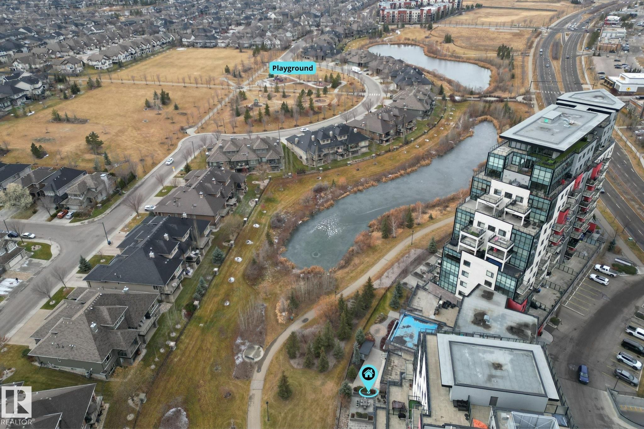 101 5151 Windermere Boulevard, Edmonton, AB - Outdoor With View