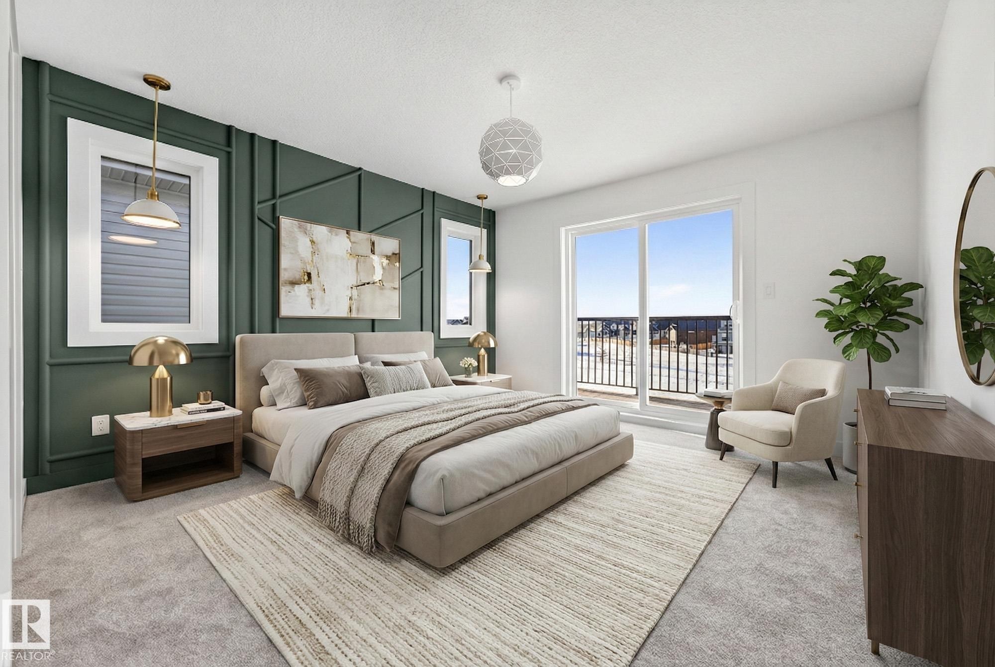 28 Eldridge Point(E), St. Albert, AB - Indoor Photo Showing Bedroom