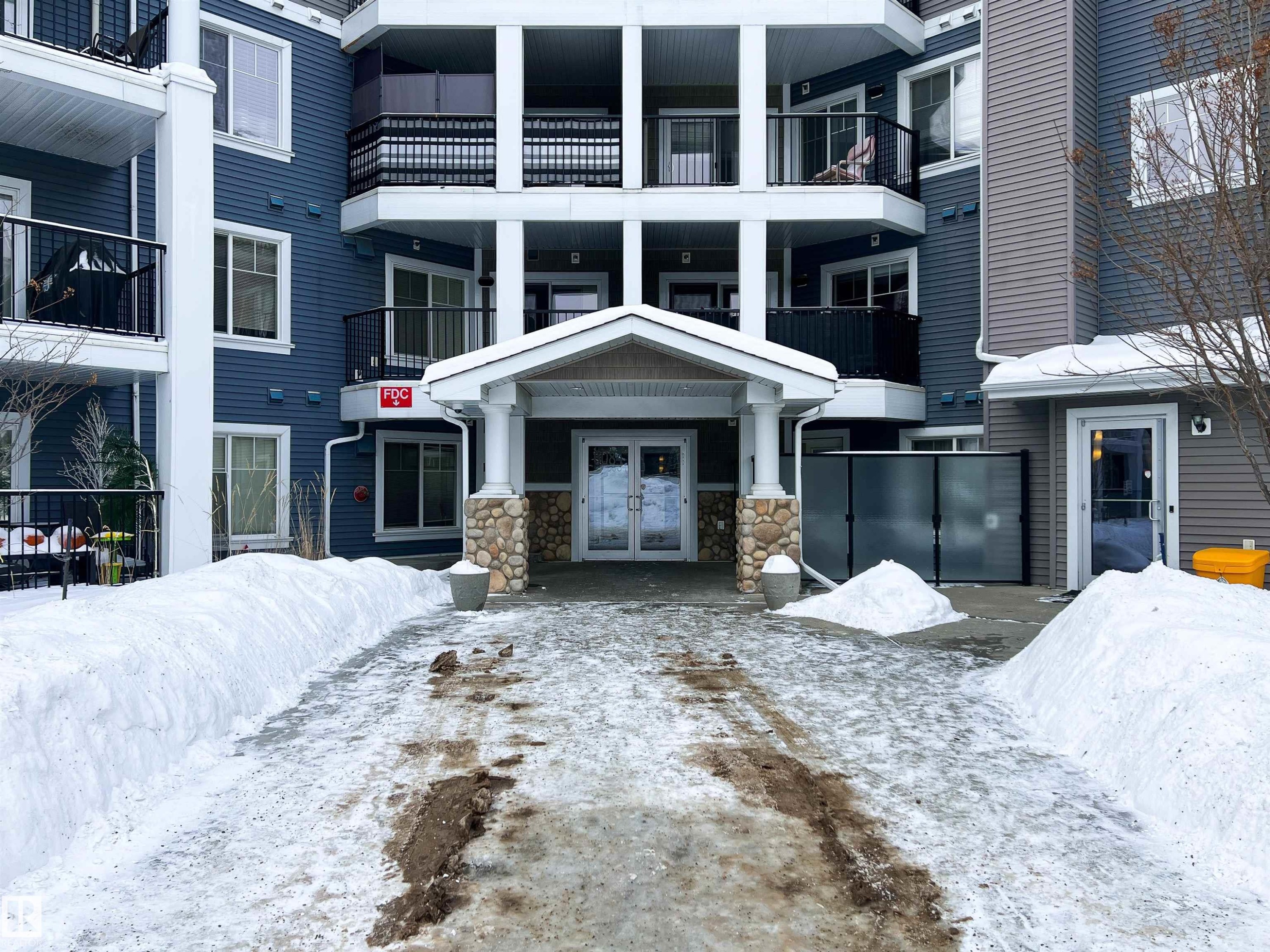 413 6084 Stanton Drive, Edmonton, AB - Outdoor With Balcony With Facade