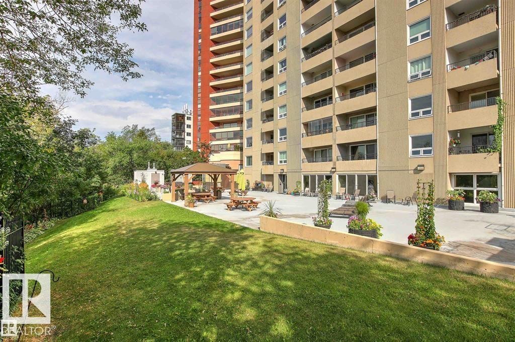 1703 12303 Jasper Avenue, Edmonton, AB - Outdoor With Balcony With Facade