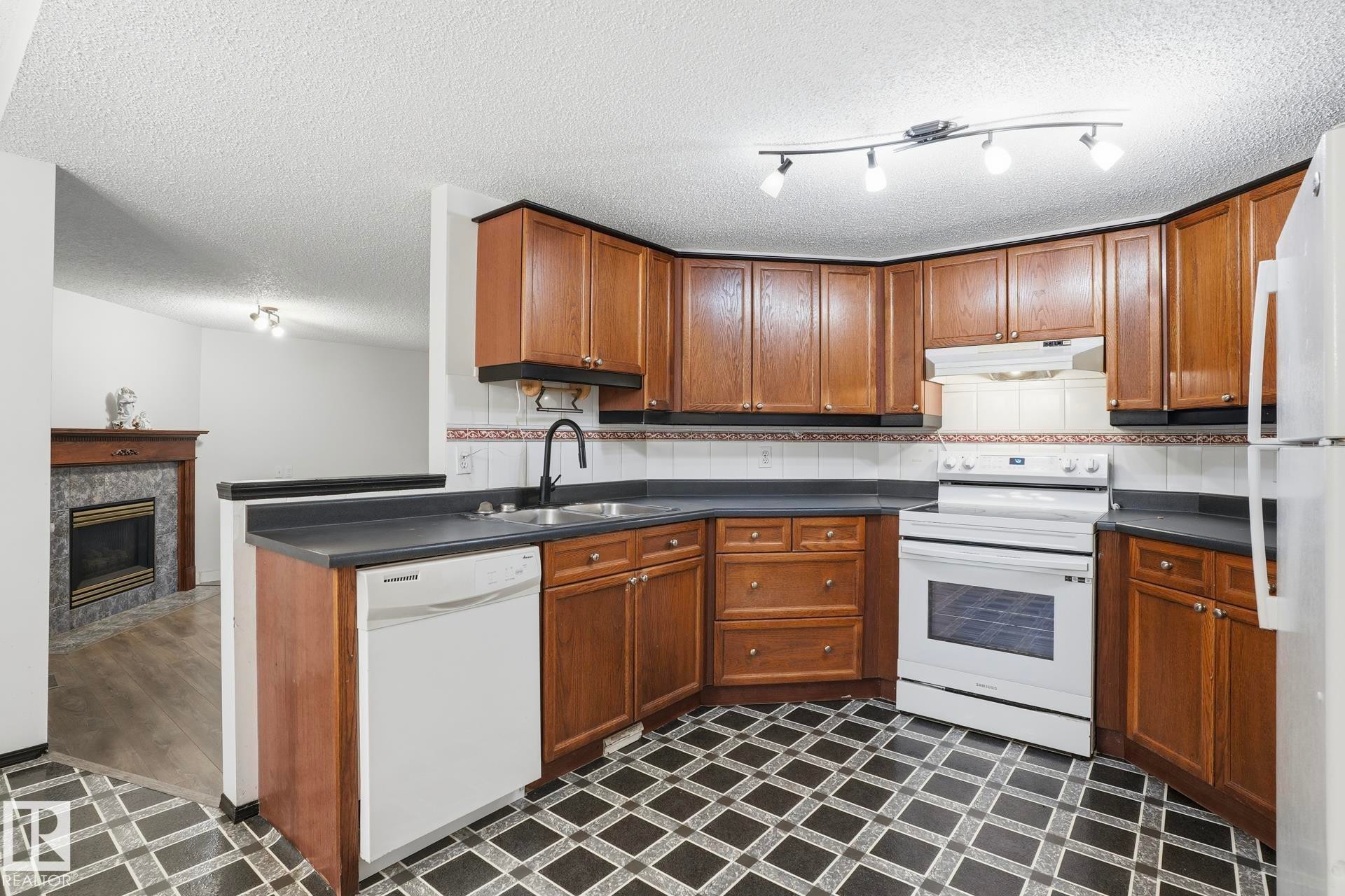 5304 190 Street, Edmonton, AB - Indoor Photo Showing Kitchen With Double Sink