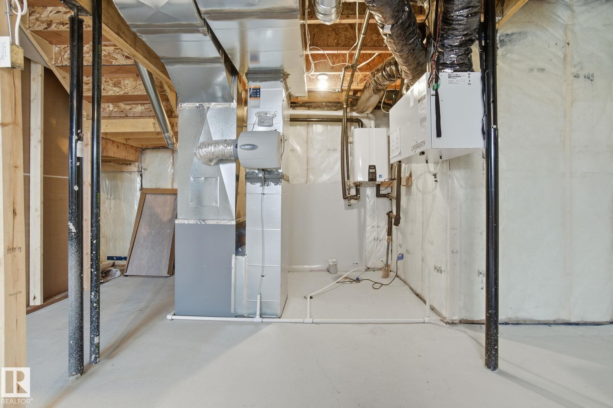 3294 Chernowski Way, Edmonton, AB - Indoor Photo Showing Basement