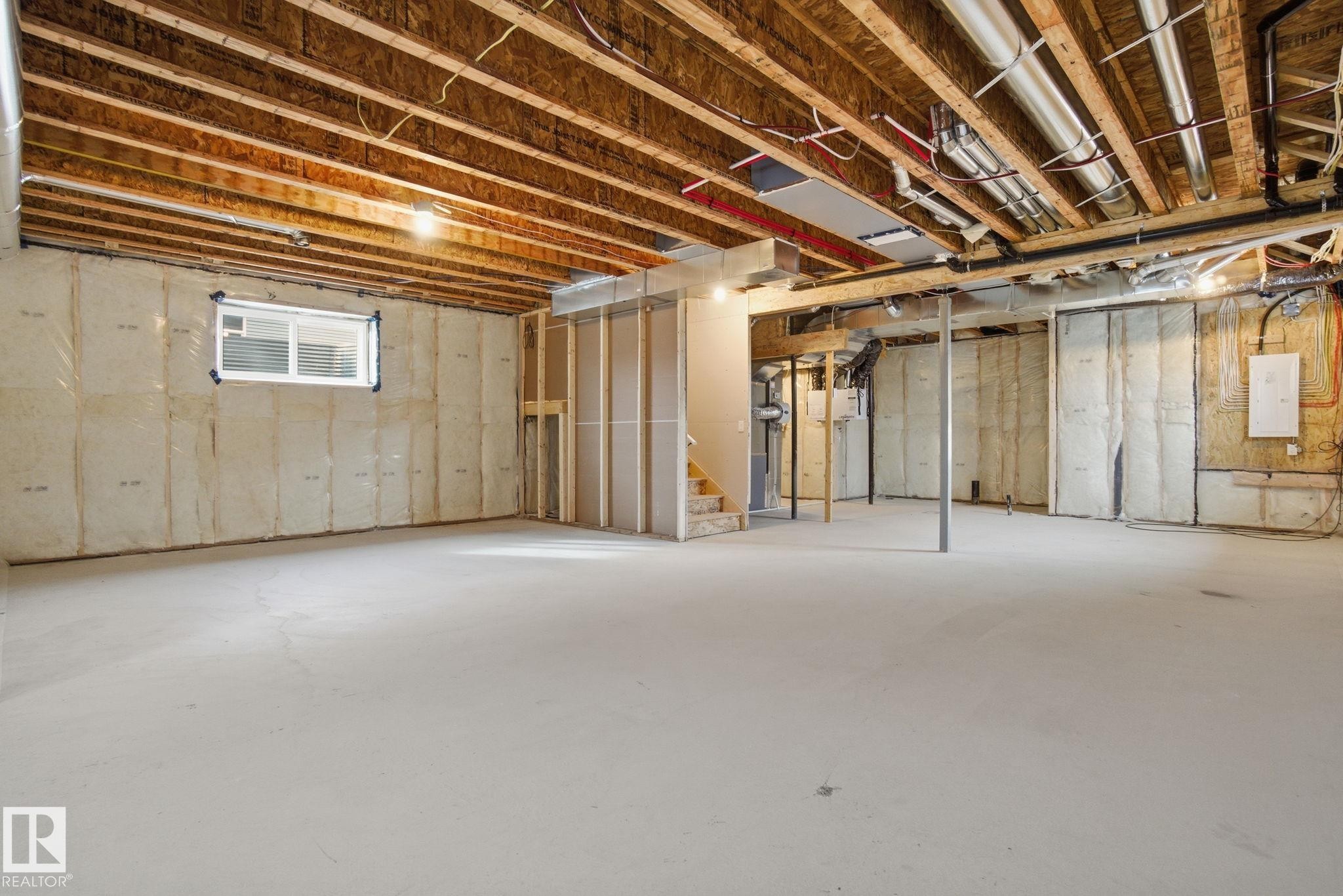 3294 Chernowski Way, Edmonton, AB - Indoor Photo Showing Basement