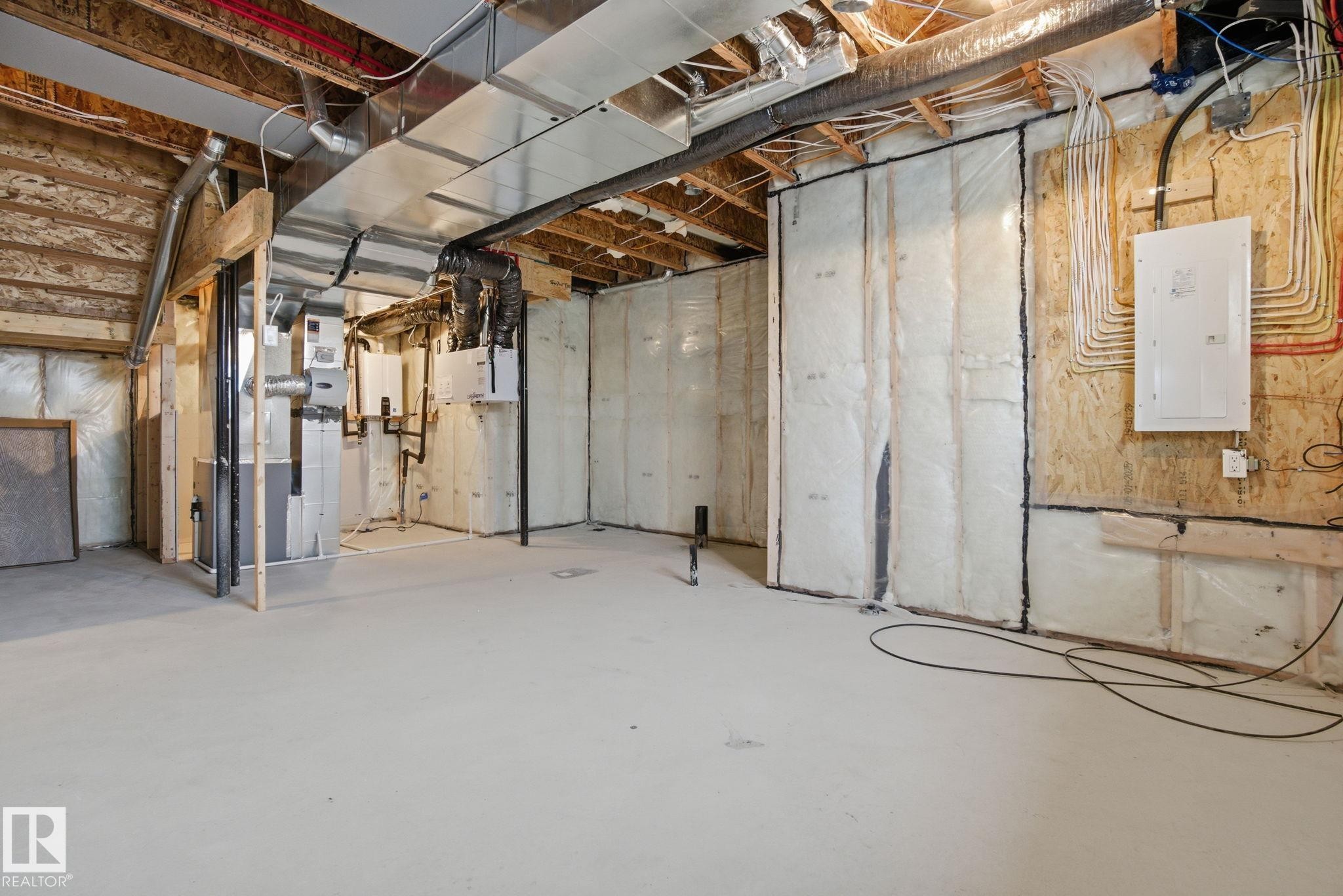 3294 Chernowski Way, Edmonton, AB - Indoor Photo Showing Basement