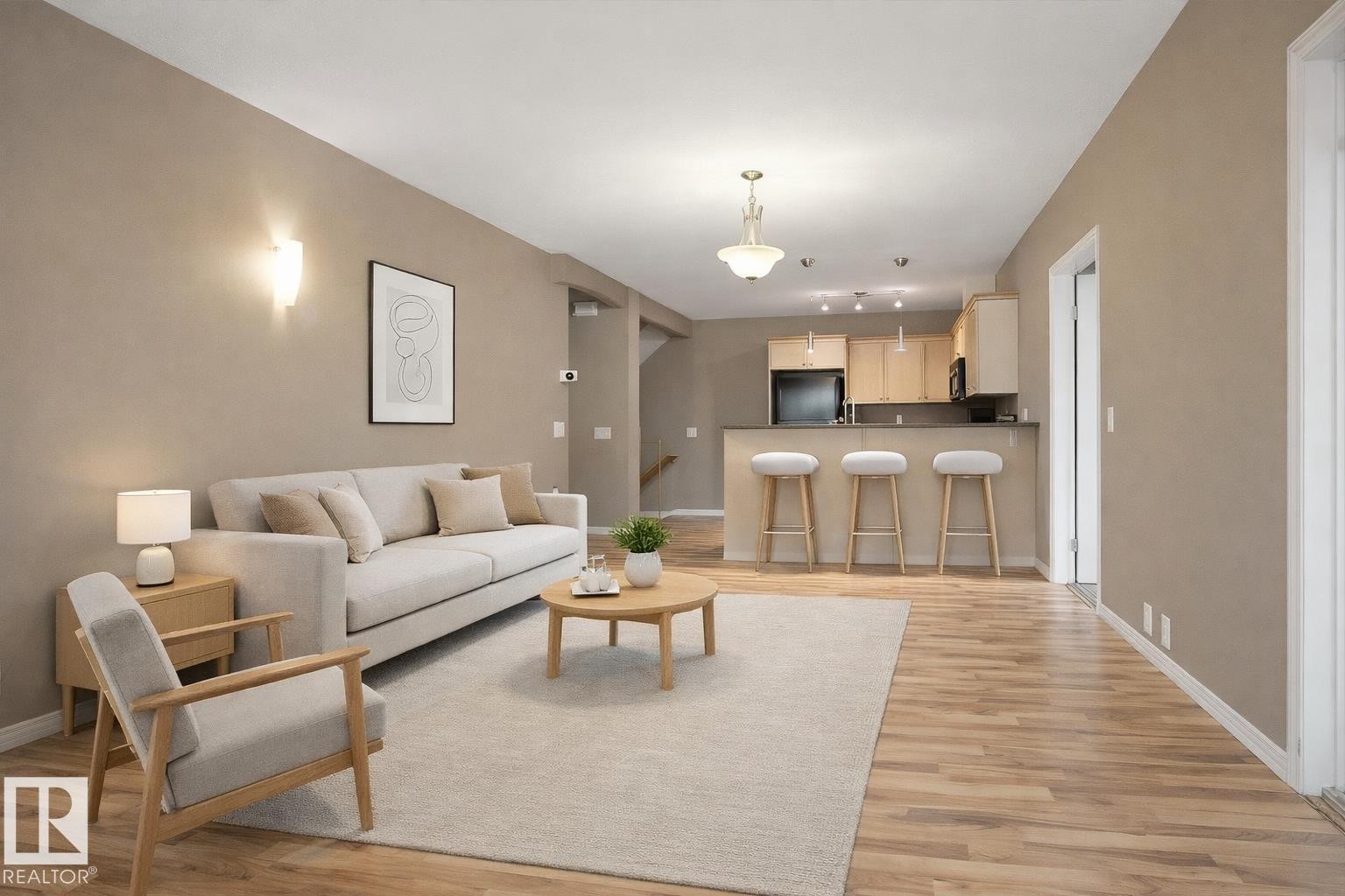 21-671 Silver Berry Road, Edmonton, AB - Indoor Photo Showing Living Room