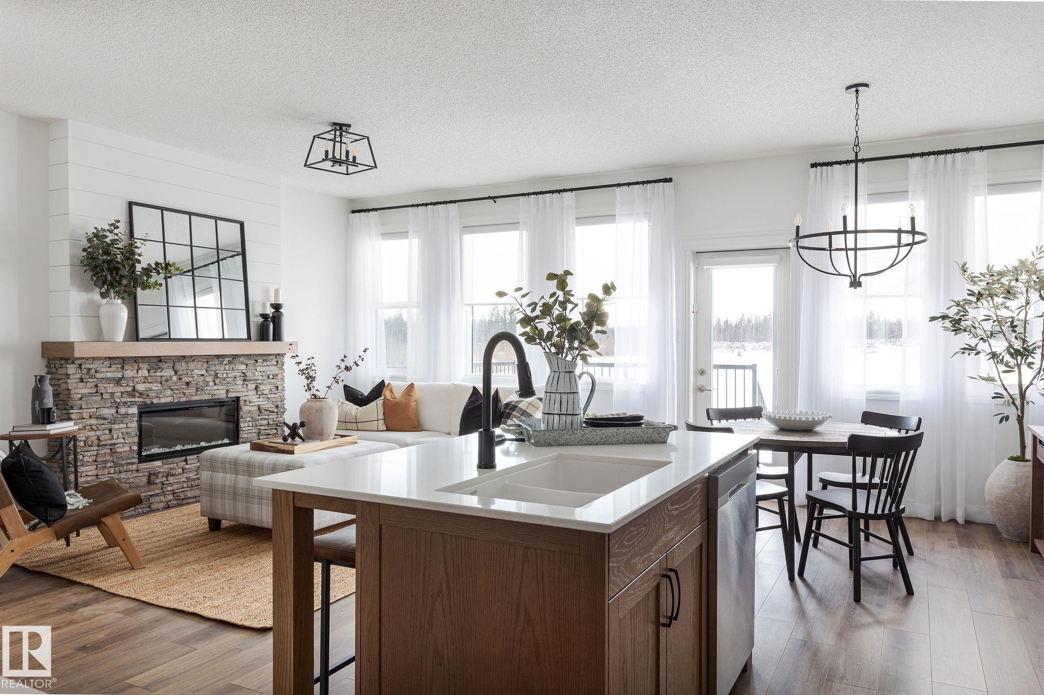 16 Emerald Way, Spruce Grove, AB - Indoor With Fireplace