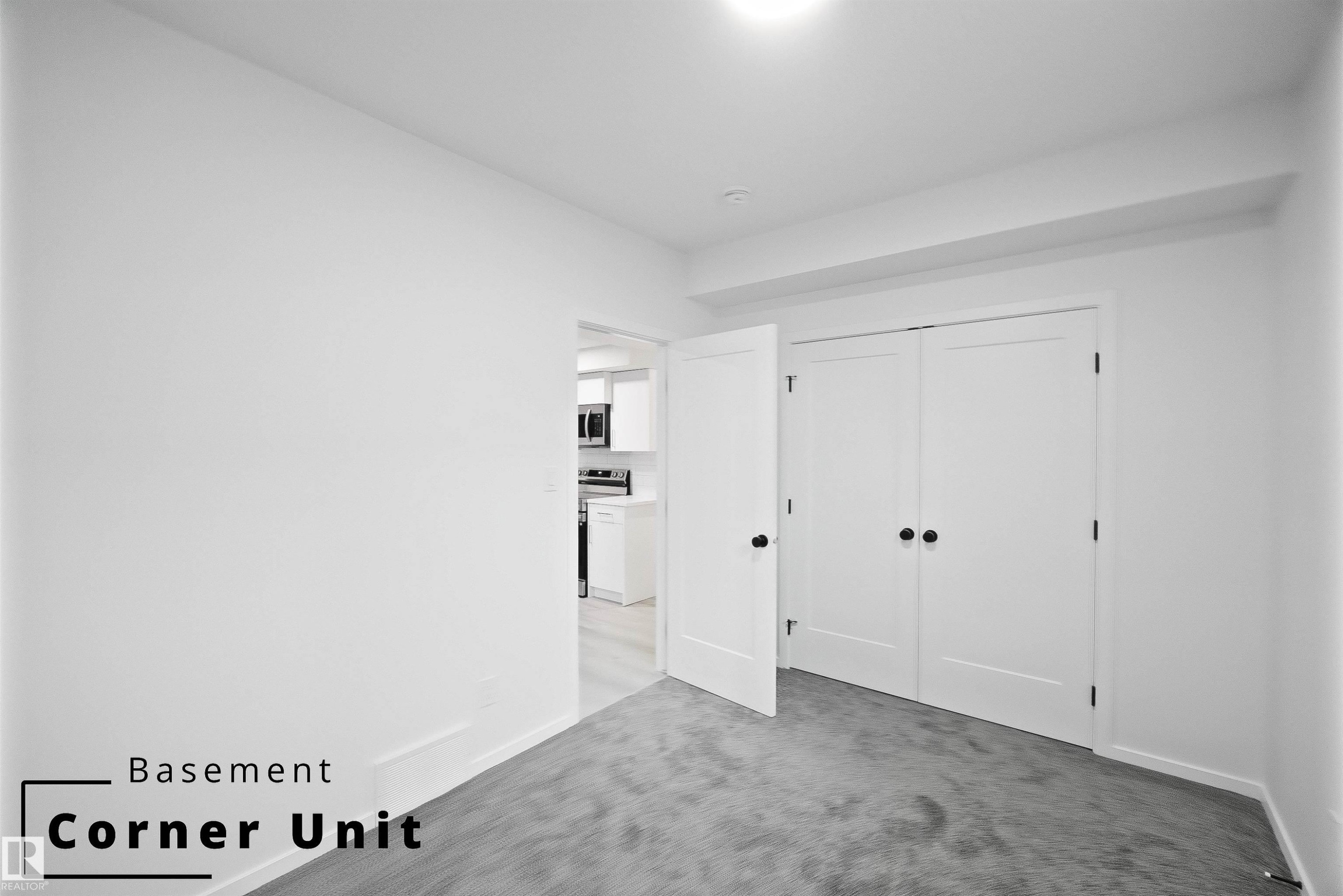 Unfurnished bedroom with carpet floors and a closet - 7585 174A Avenue, Edmonton, AB - Indoor Photo Showing Other Room