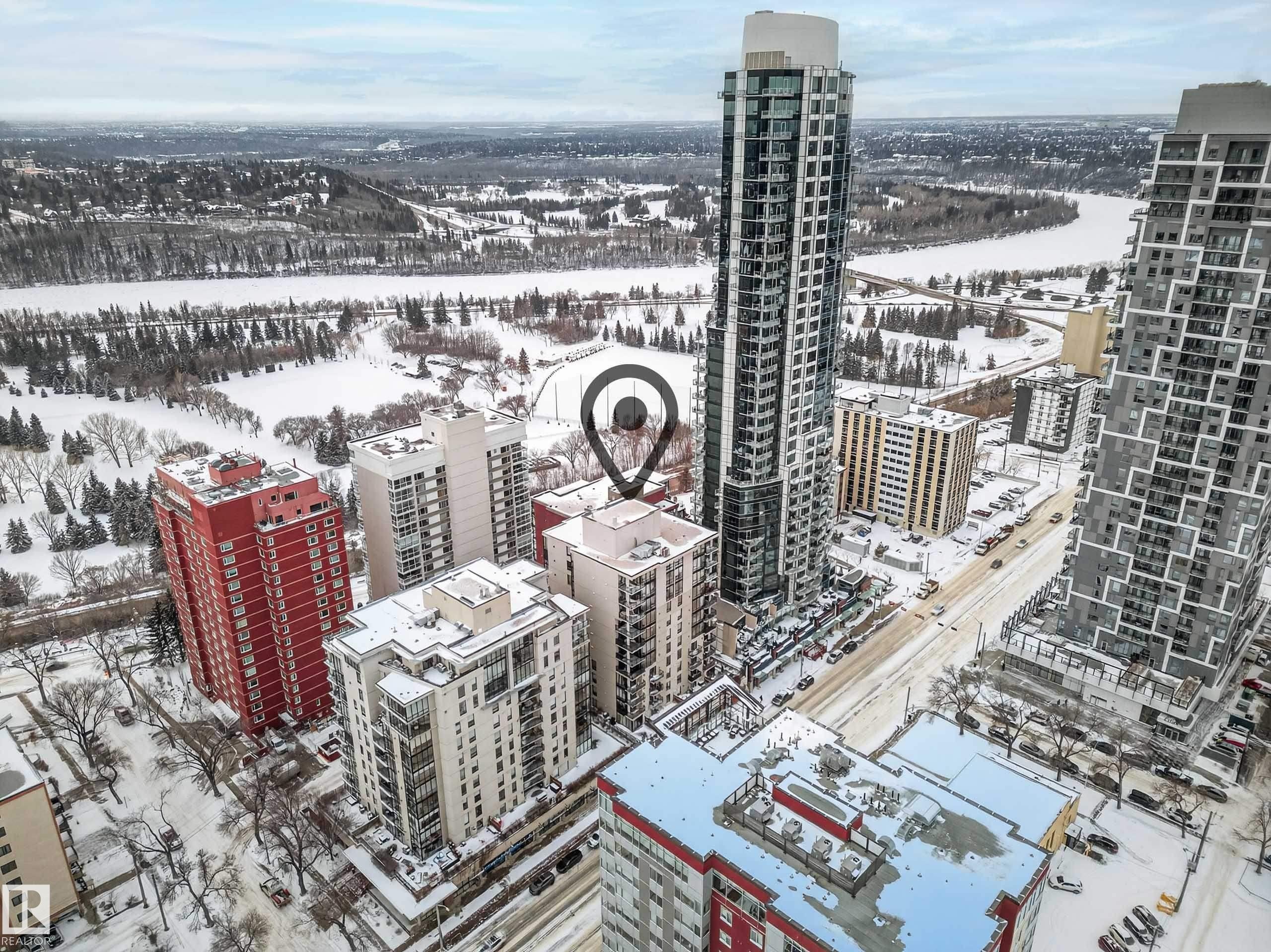 1200 11933 Jasper Avenue, Edmonton, AB - Outdoor With View