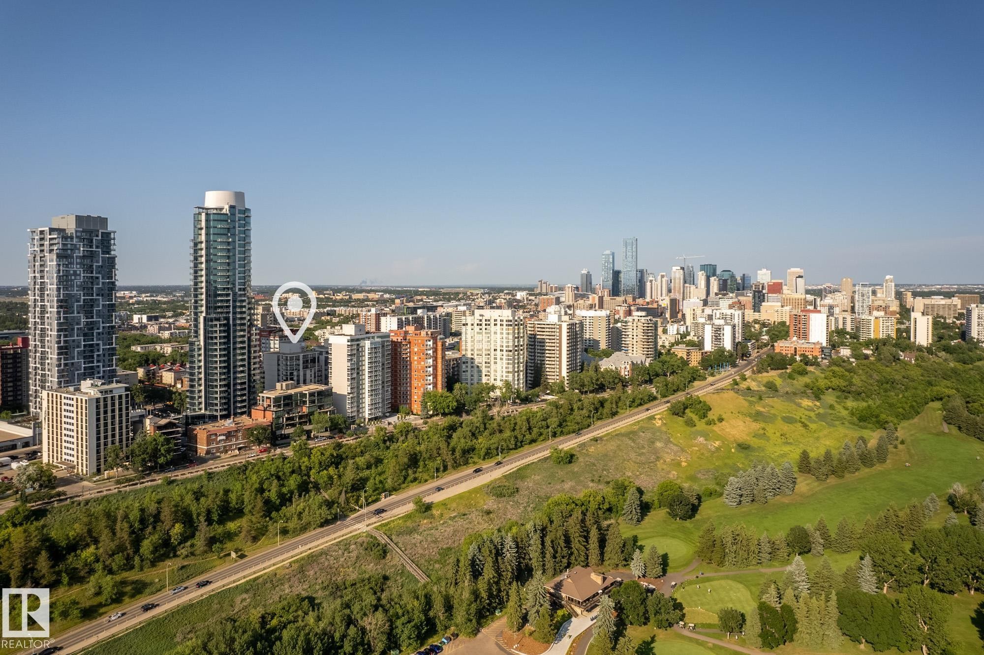 1200 11933 Jasper Avenue, Edmonton, AB - Outdoor With View
