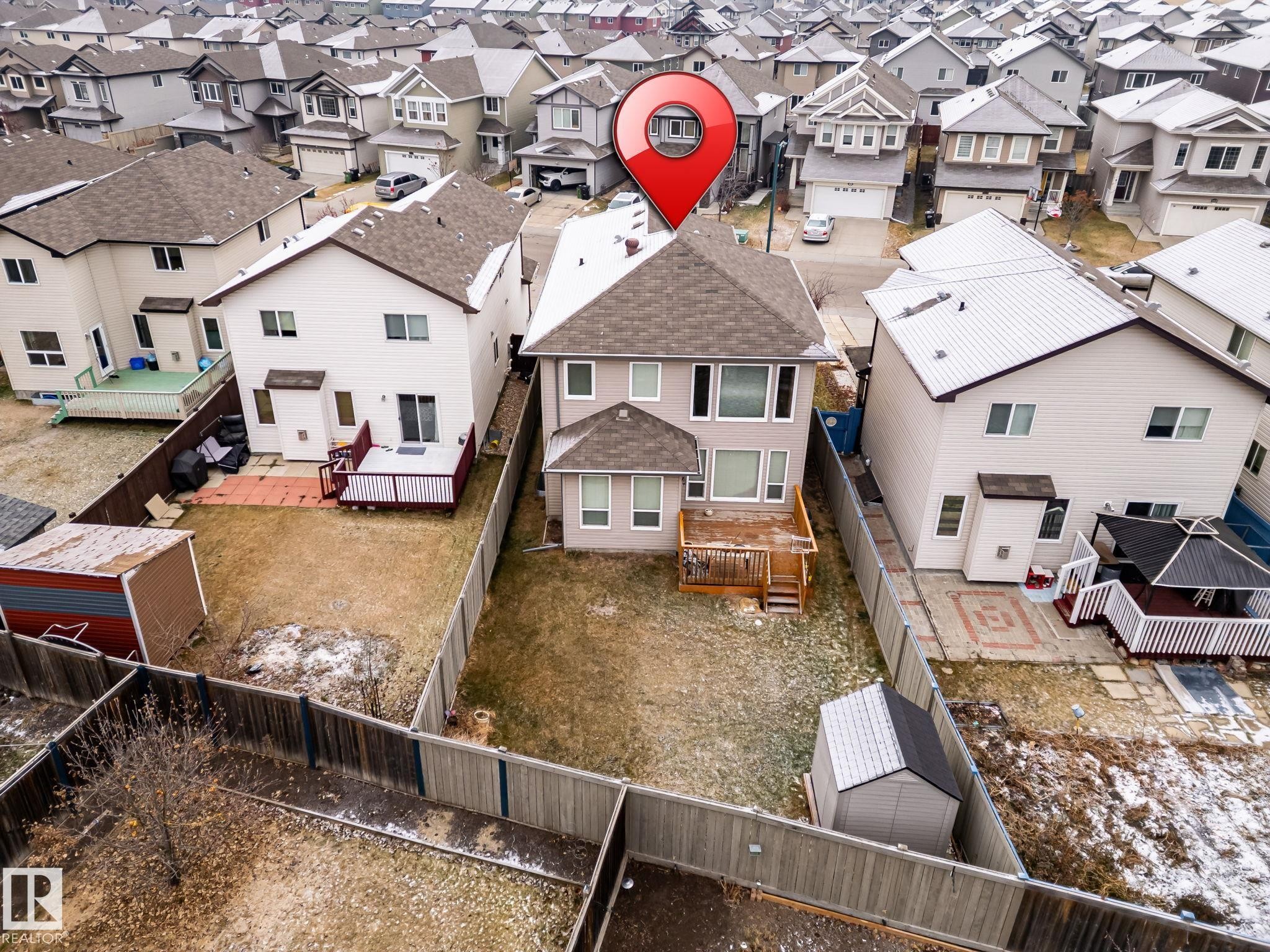 Aerial view of residential area - 1888 33 Street, Edmonton, AB - Outdoor