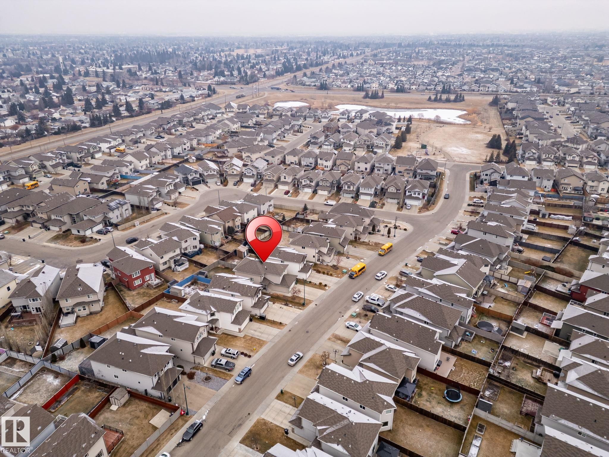 View of property location with nearby suburban area - 1888 33 Street, Edmonton, AB - Outdoor With View