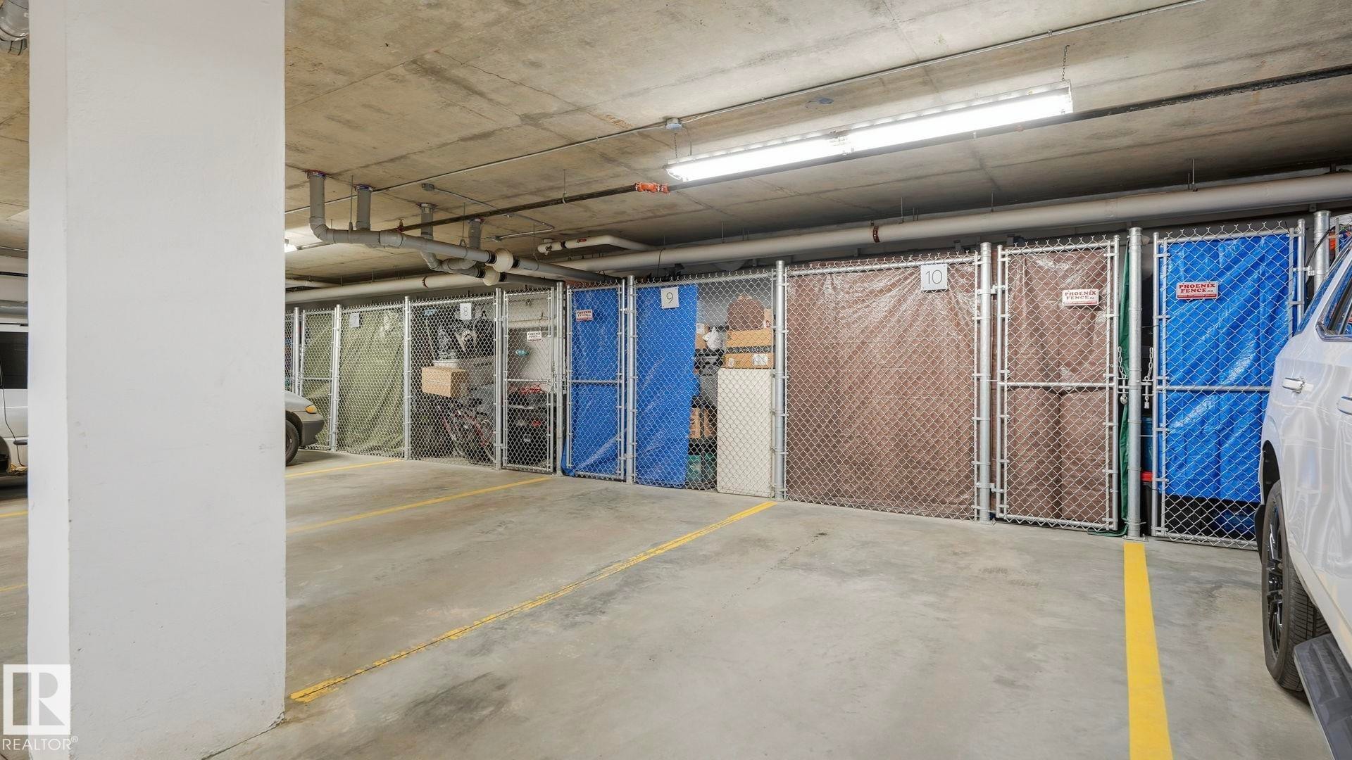 View of garage - 401 17 Columbia Avenue W, Devon, AB - Indoor