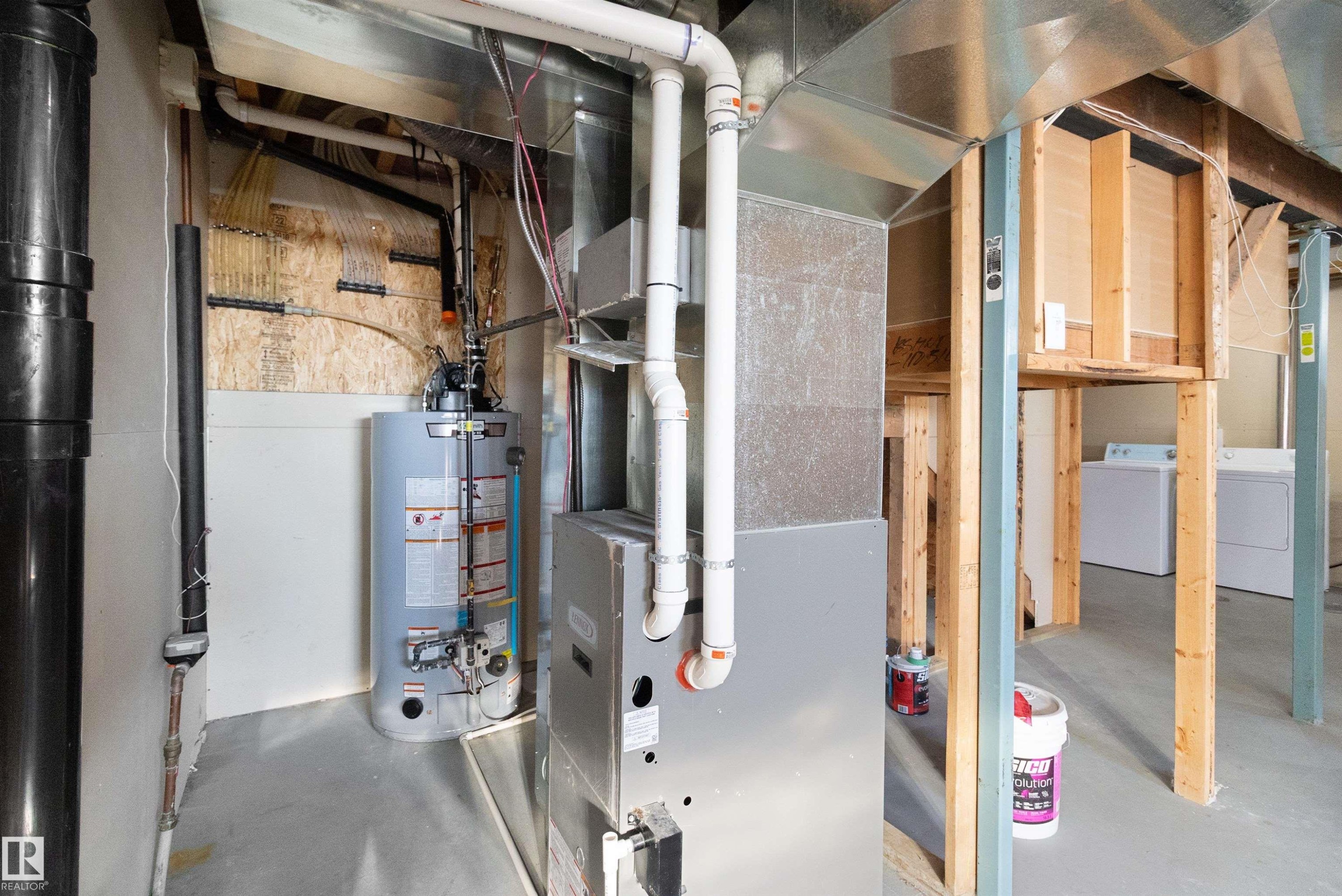 75 Dunlop Wynd, Leduc, AB - Indoor Photo Showing Basement