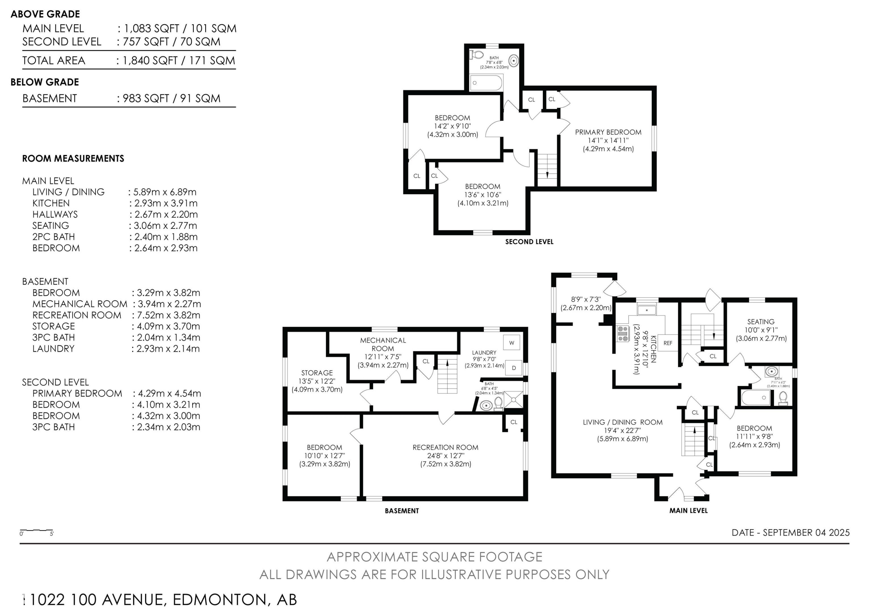 View of home floor plan - 11022 110 Avenue, Edmonton, AB - Other