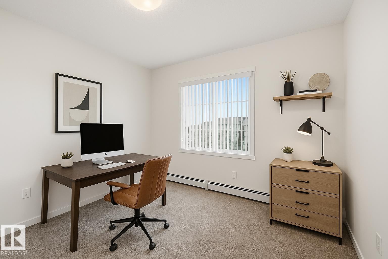 307 812 Welsh Drive, Edmonton, AB - Indoor Photo Showing Office