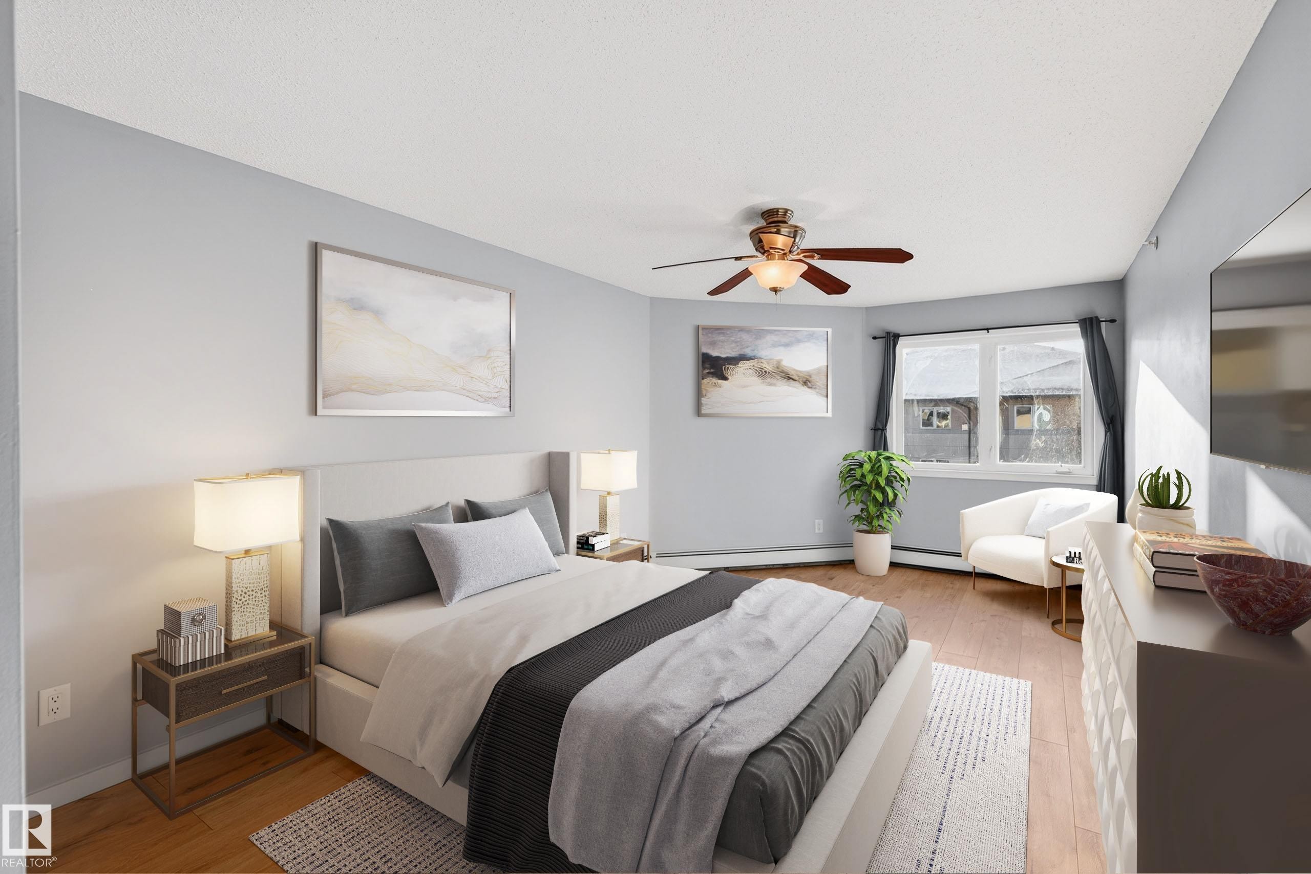 418 10403 98 Avenue, Edmonton, AB - Indoor Photo Showing Bedroom