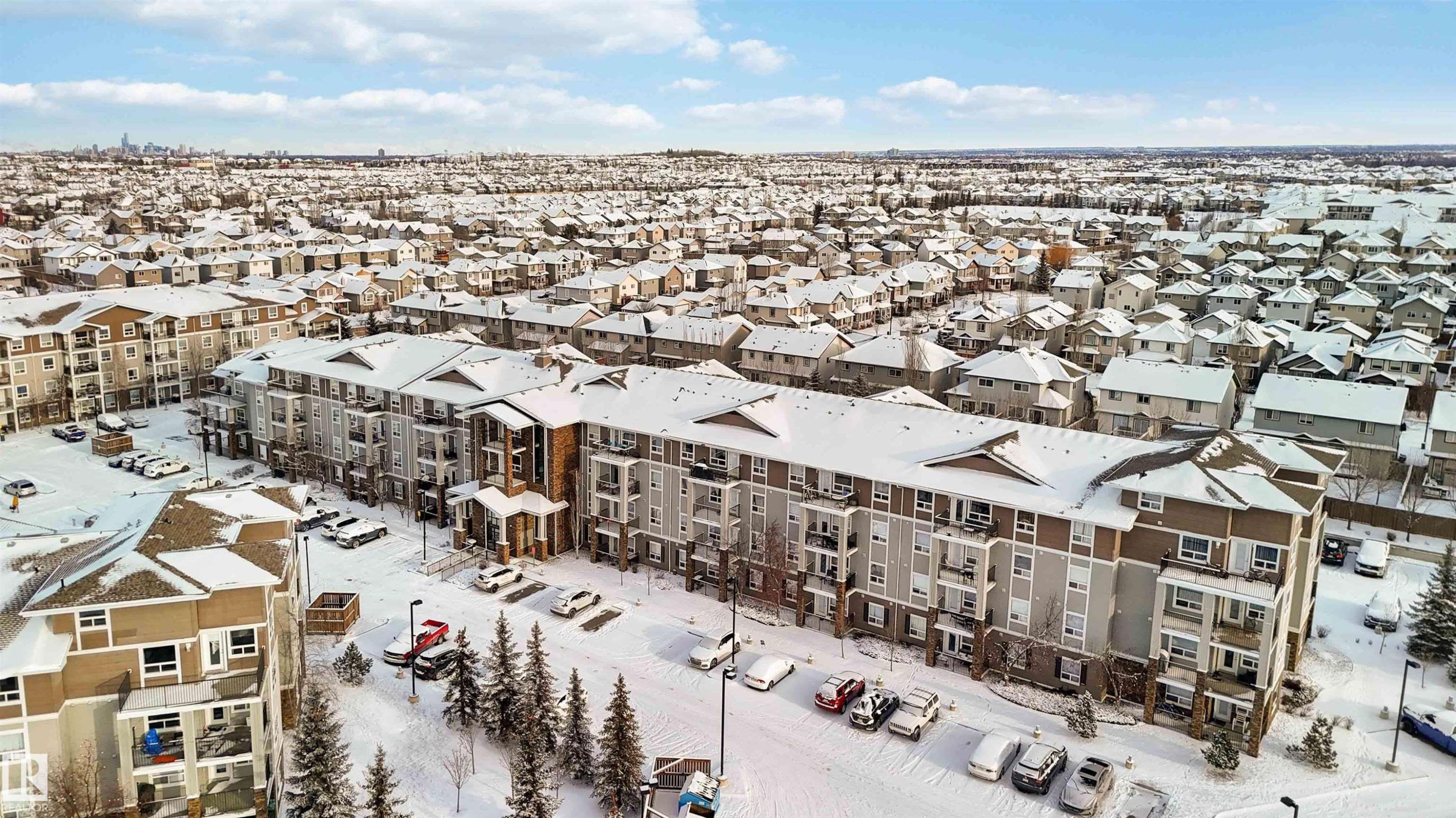 Aerial view - 2117 9357 Simpson Drive, Edmonton, AB - Outdoor With View