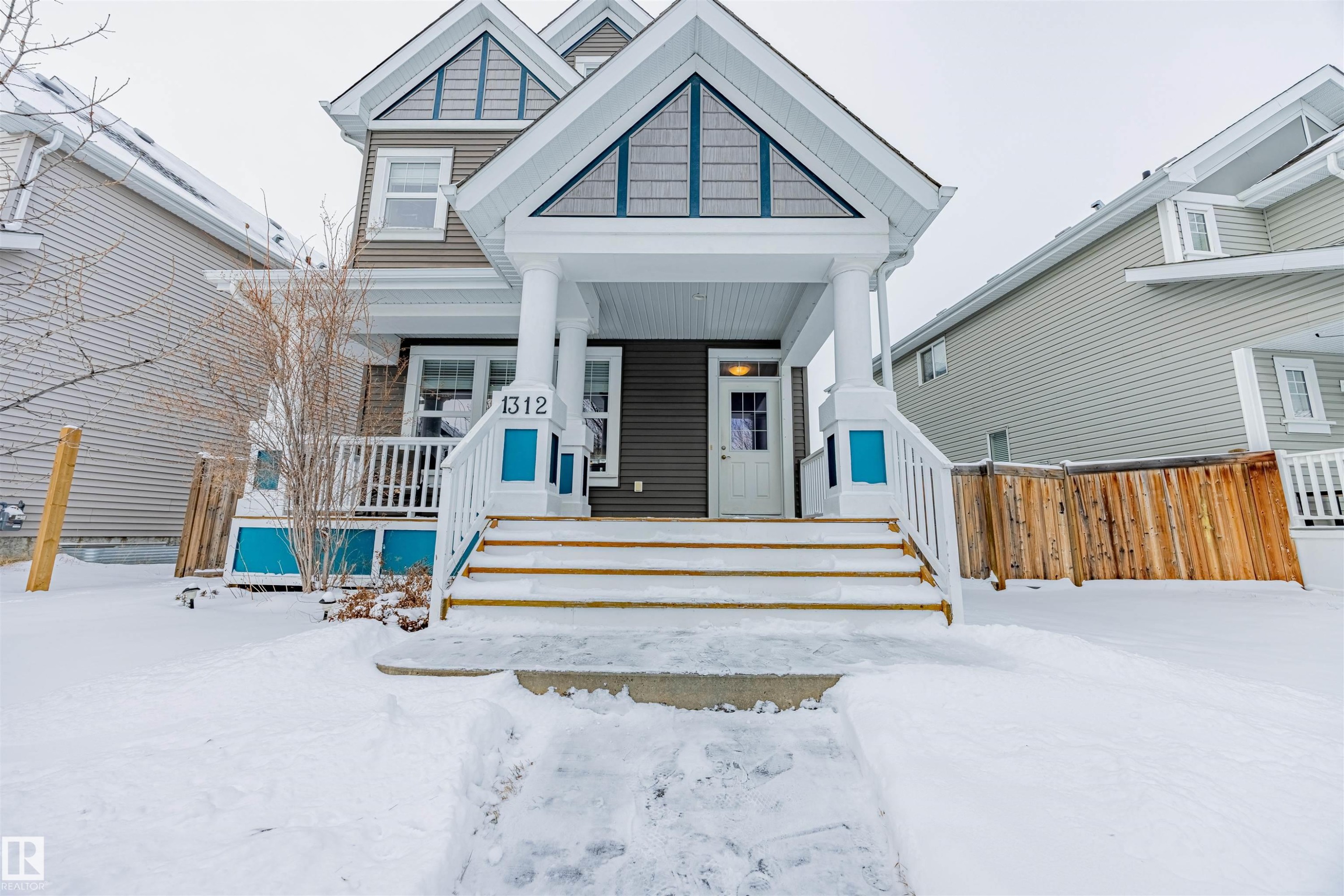 View of front of house with a large front verandah show casing Victorian architecture. - 1312 74 Street, Edmonton, AB - Outdoor With Facade
