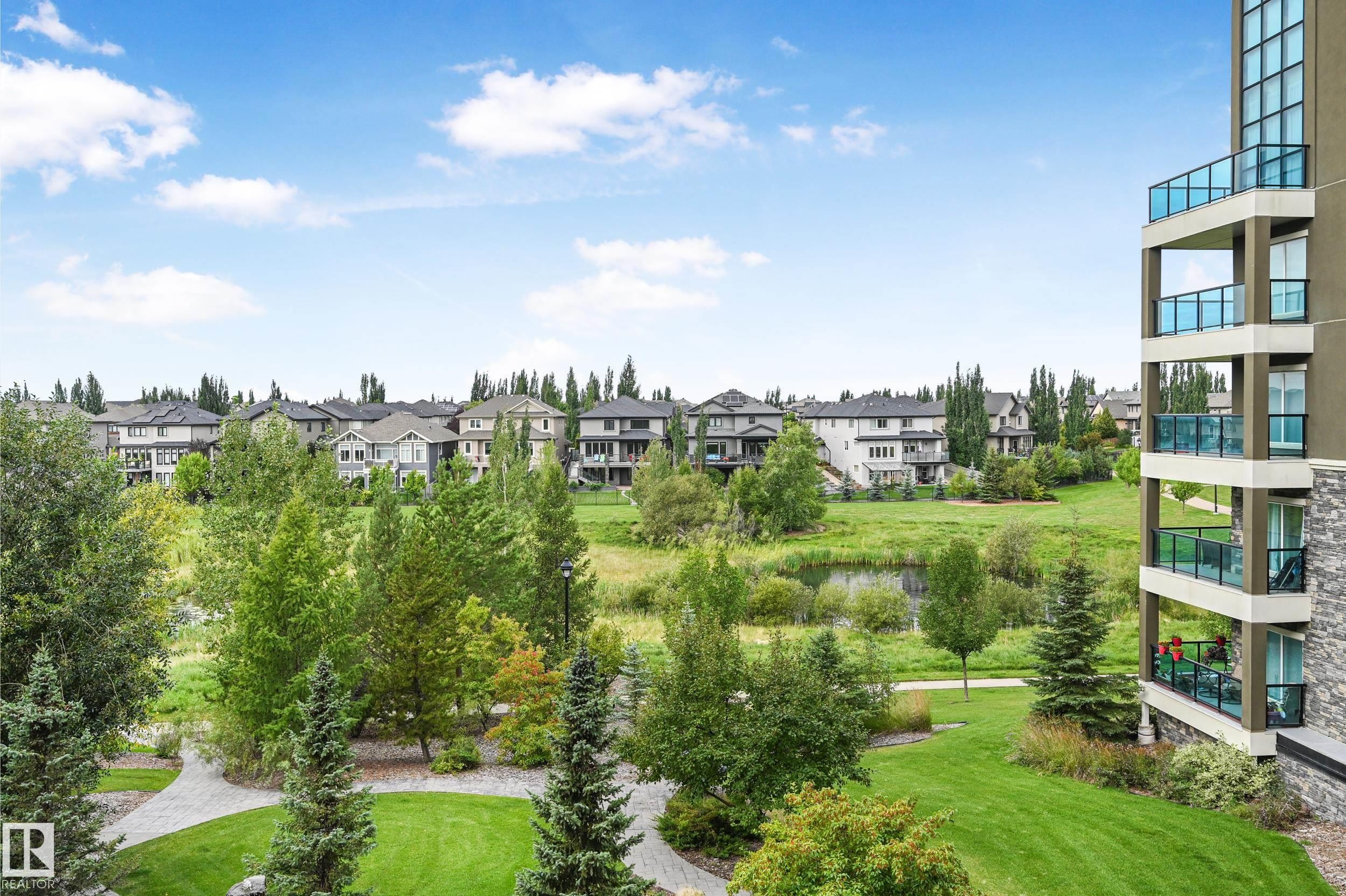 313 1230 Windermere Way, Edmonton, AB - Outdoor With Balcony With View