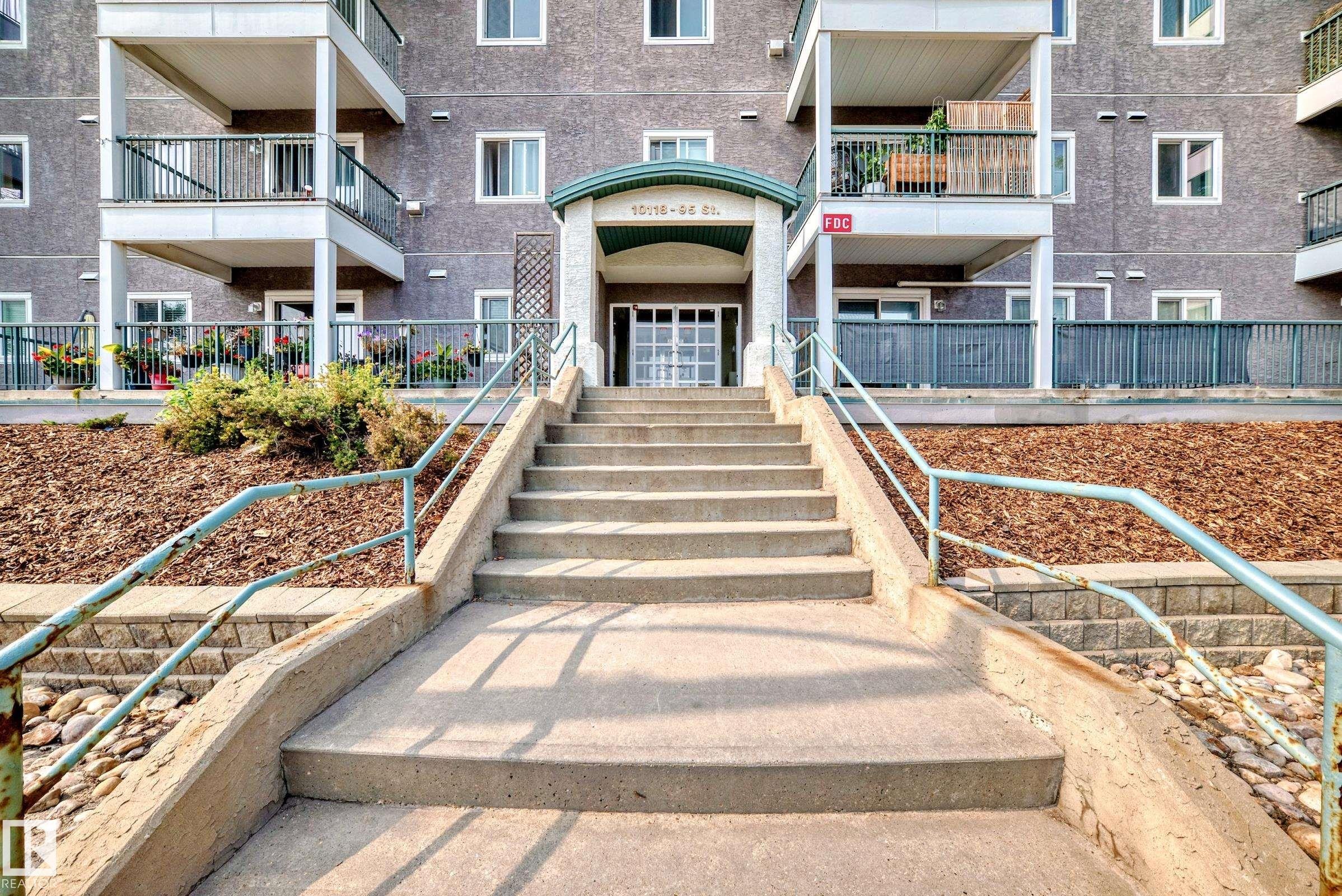 307 10118 95 Street, Edmonton, AB - Outdoor With Balcony With Facade