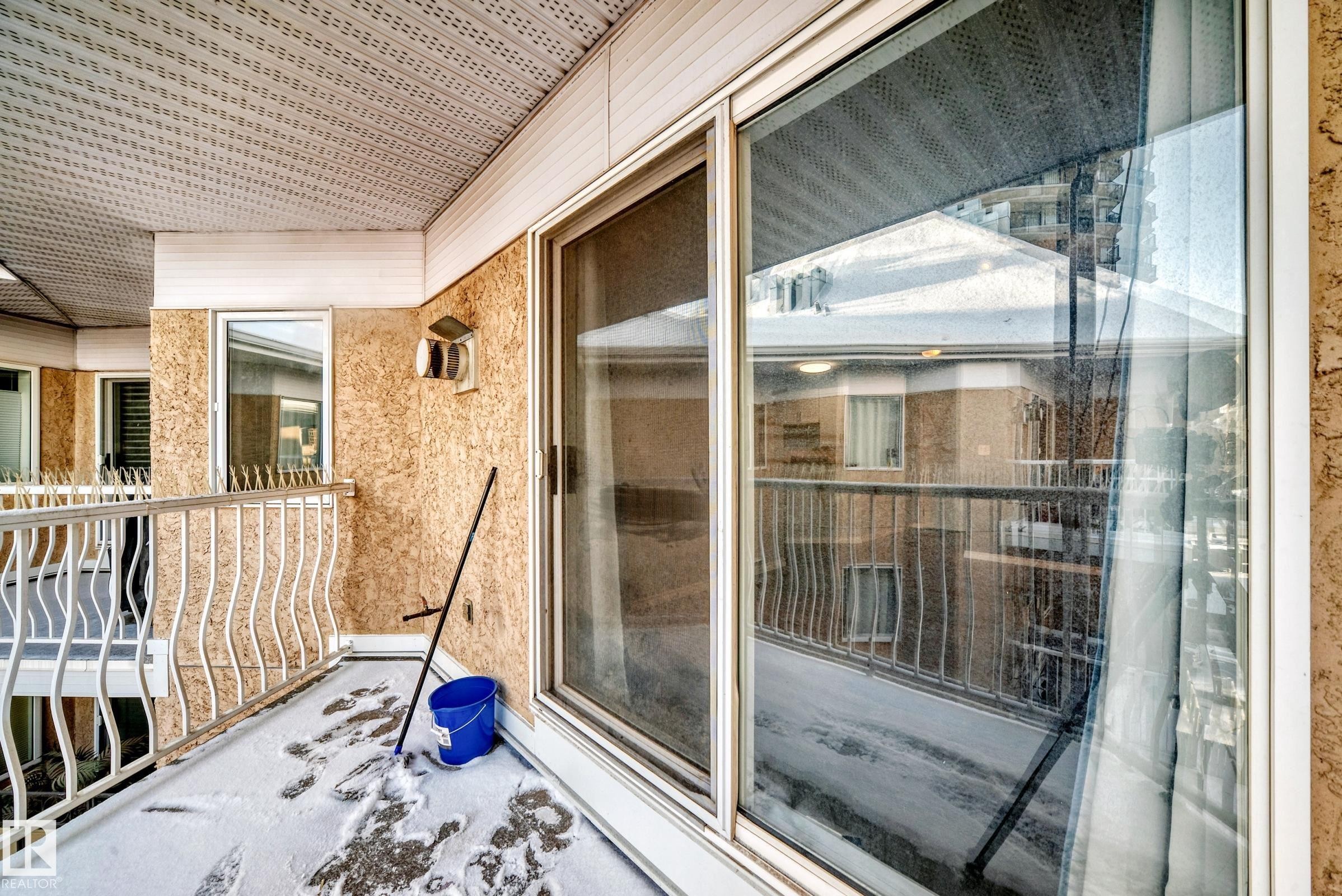 View of balcony - 507 11716 100 Avenue, Edmonton, AB - Outdoor With Balcony With Exterior