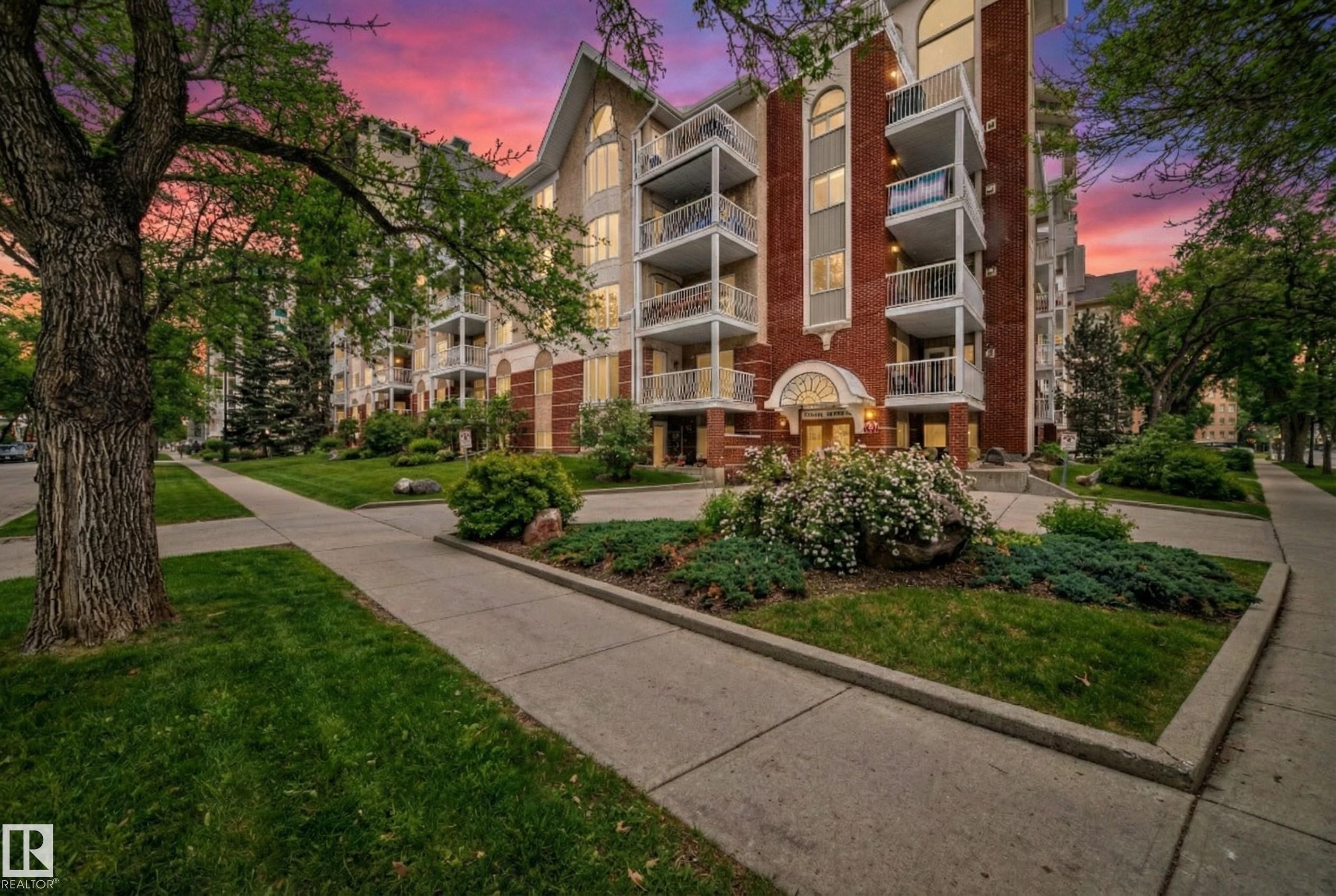 507 11716 100 Avenue, Edmonton, AB - Outdoor With Balcony With Facade