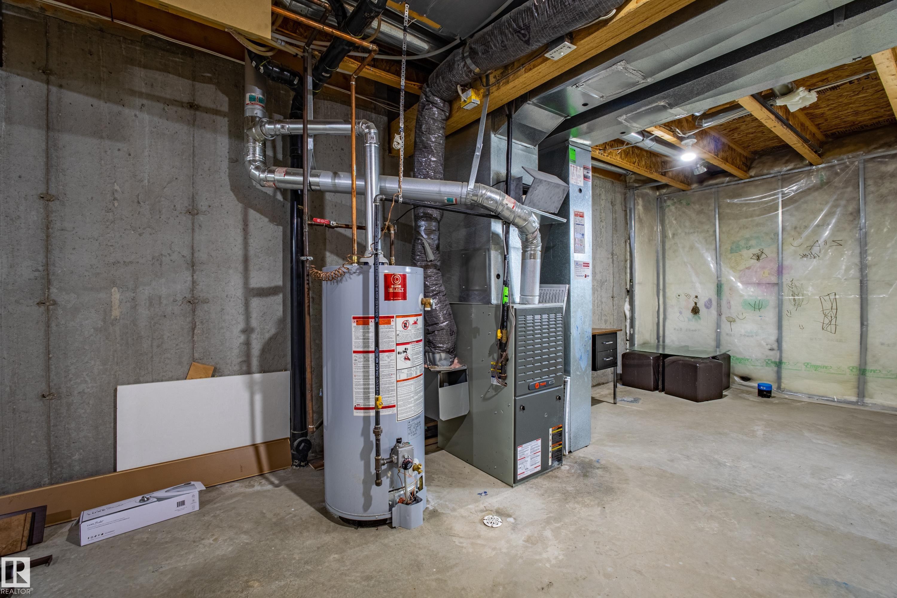 #51, 2503 24 Street, Edmonton, AB - Indoor Photo Showing Basement