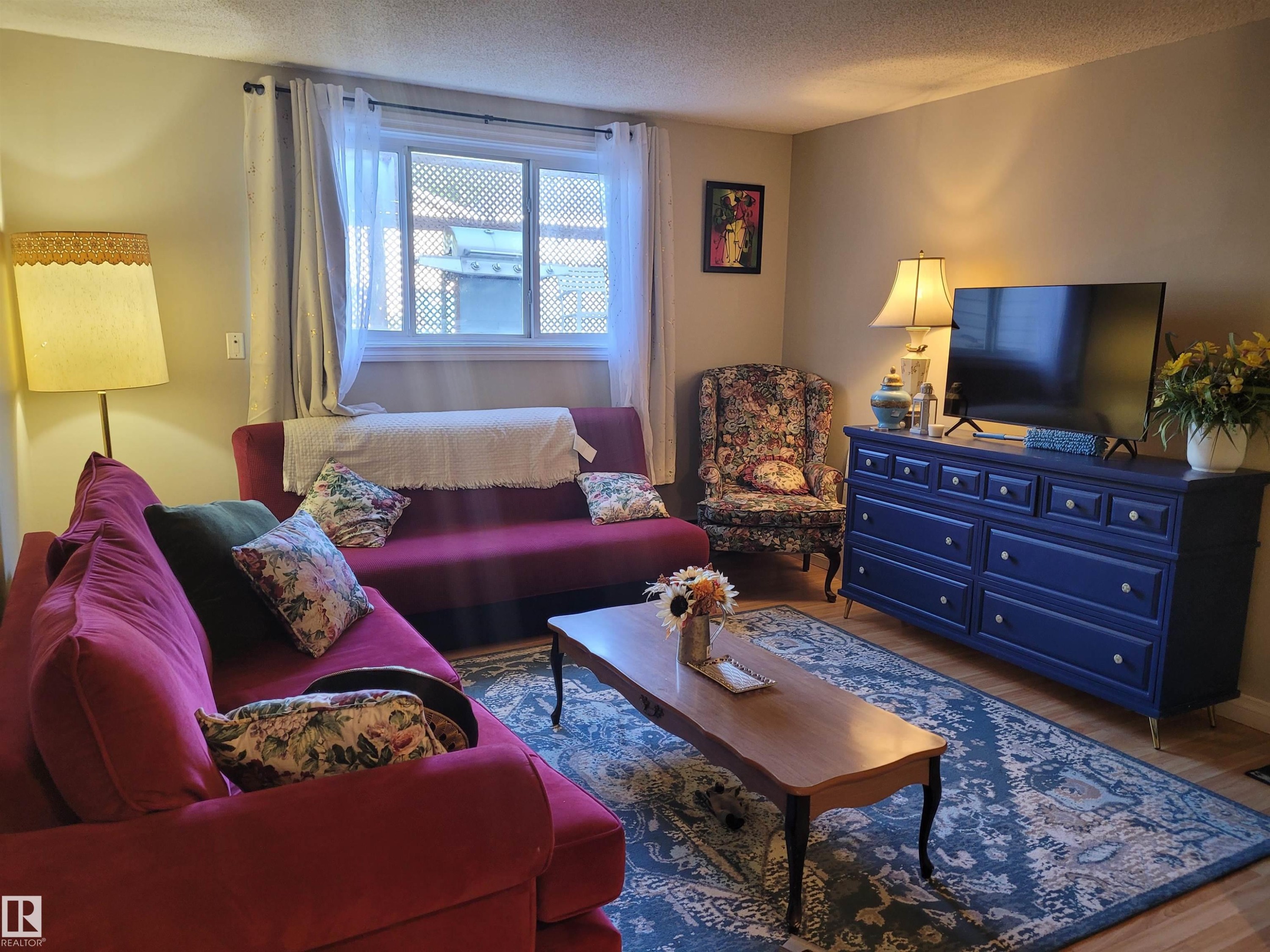 102 12223 82 Street, Edmonton, AB - Indoor Photo Showing Living Room