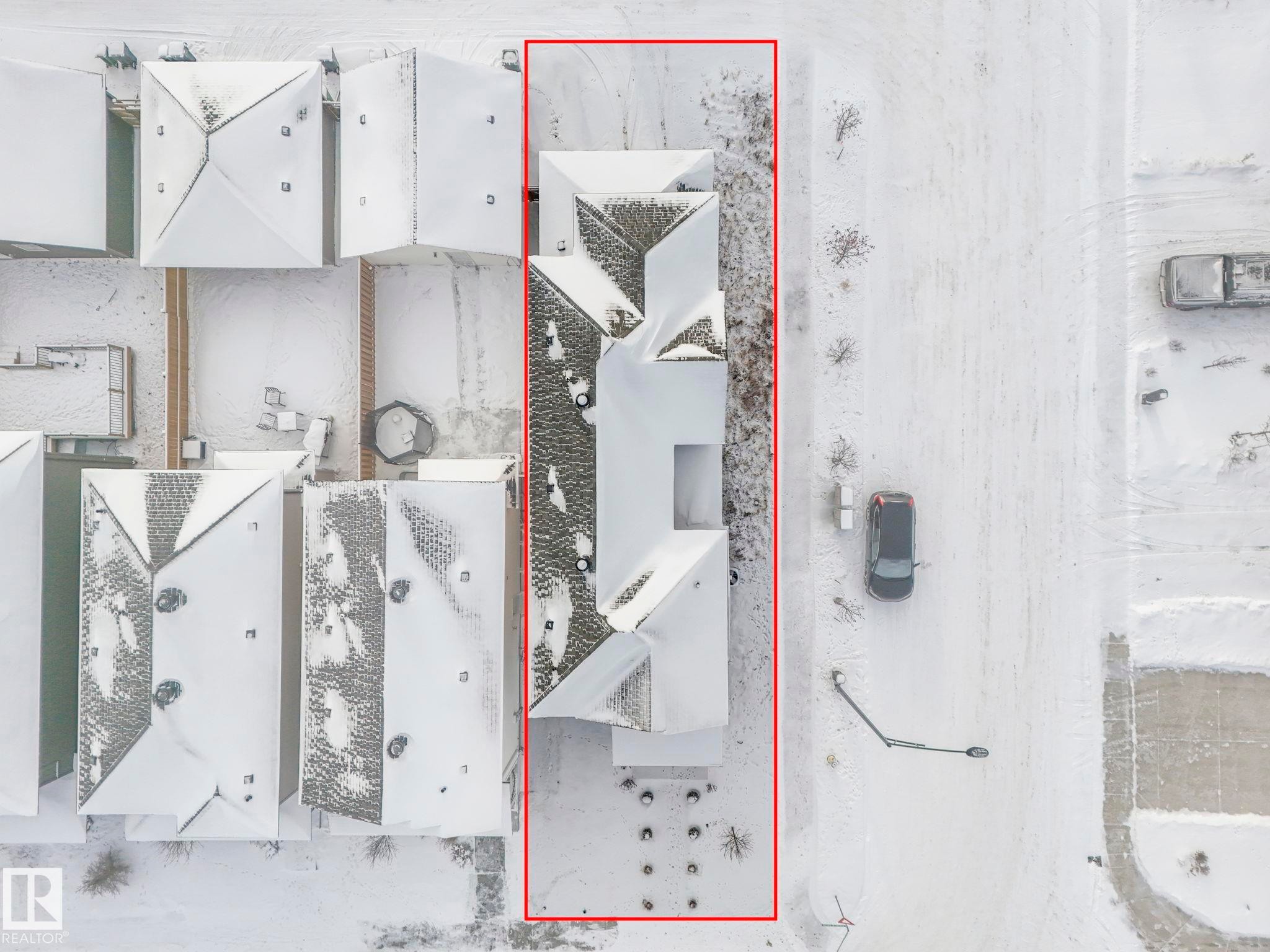 View of property location with property boundaries highlighted - 4447 Kinsella Green, Edmonton, AB - Other